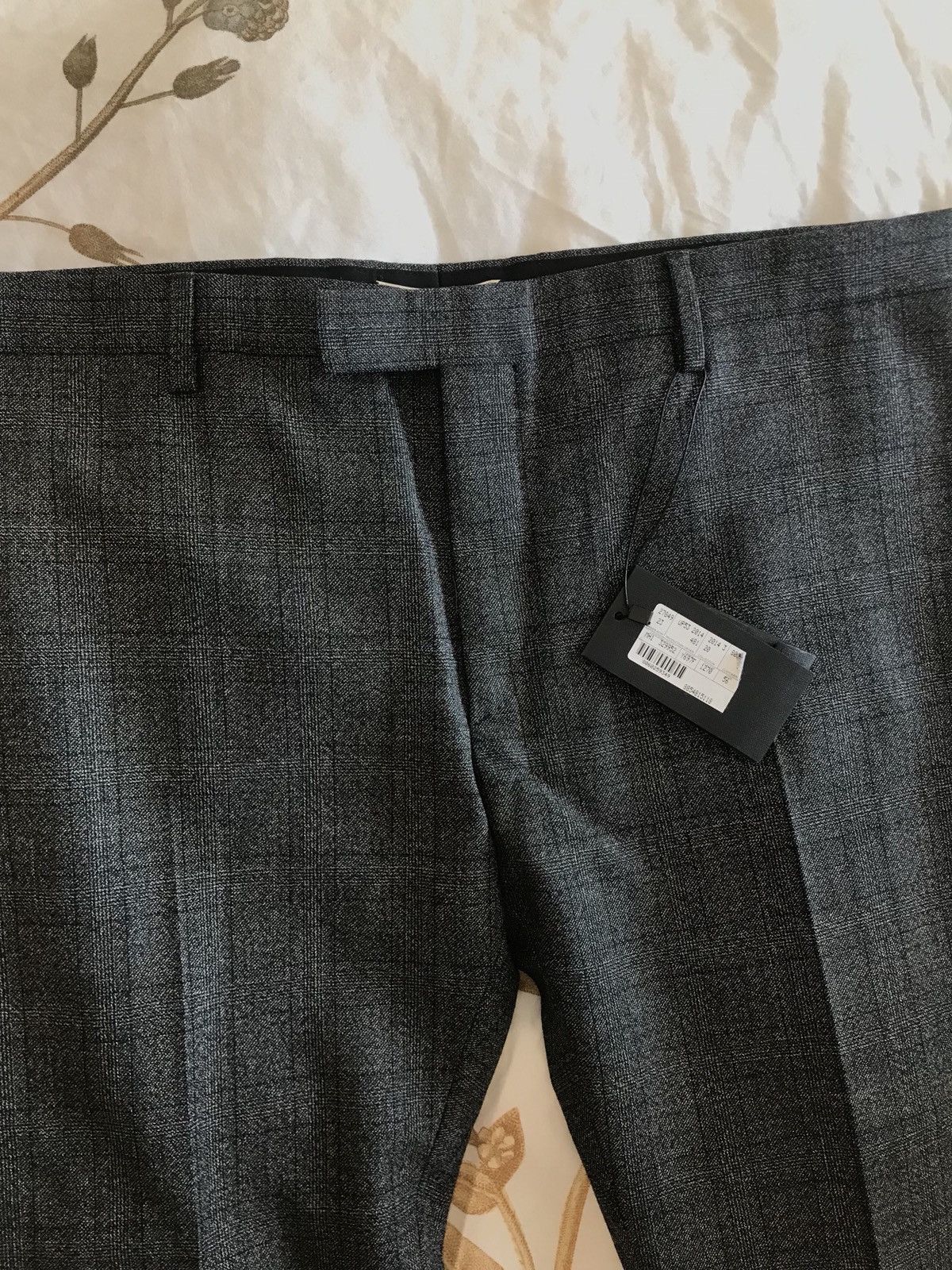 Saint Laurent Paris FW14 Rare Check Wool Trousers Size 46R - 2 Thumbnail