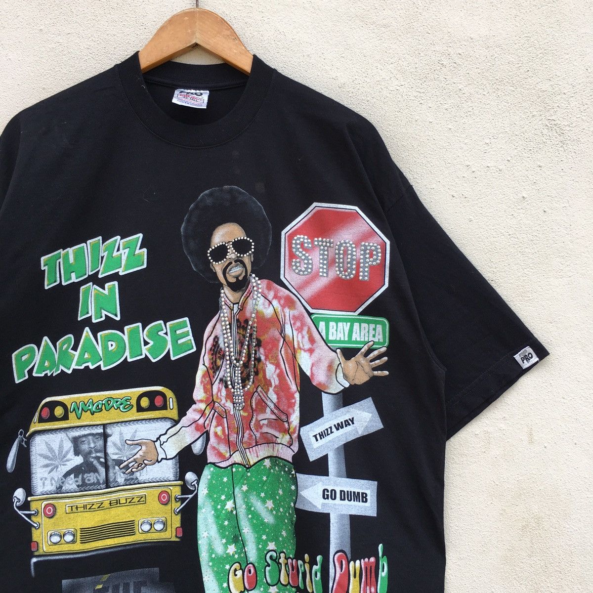 Rap Tees × Vintage Vintage MAC DRE THISS IN PARADISE GO DUMB RAP T-Shirt Size US XXL / EU 58 / 5 - 4 Thumbnail
