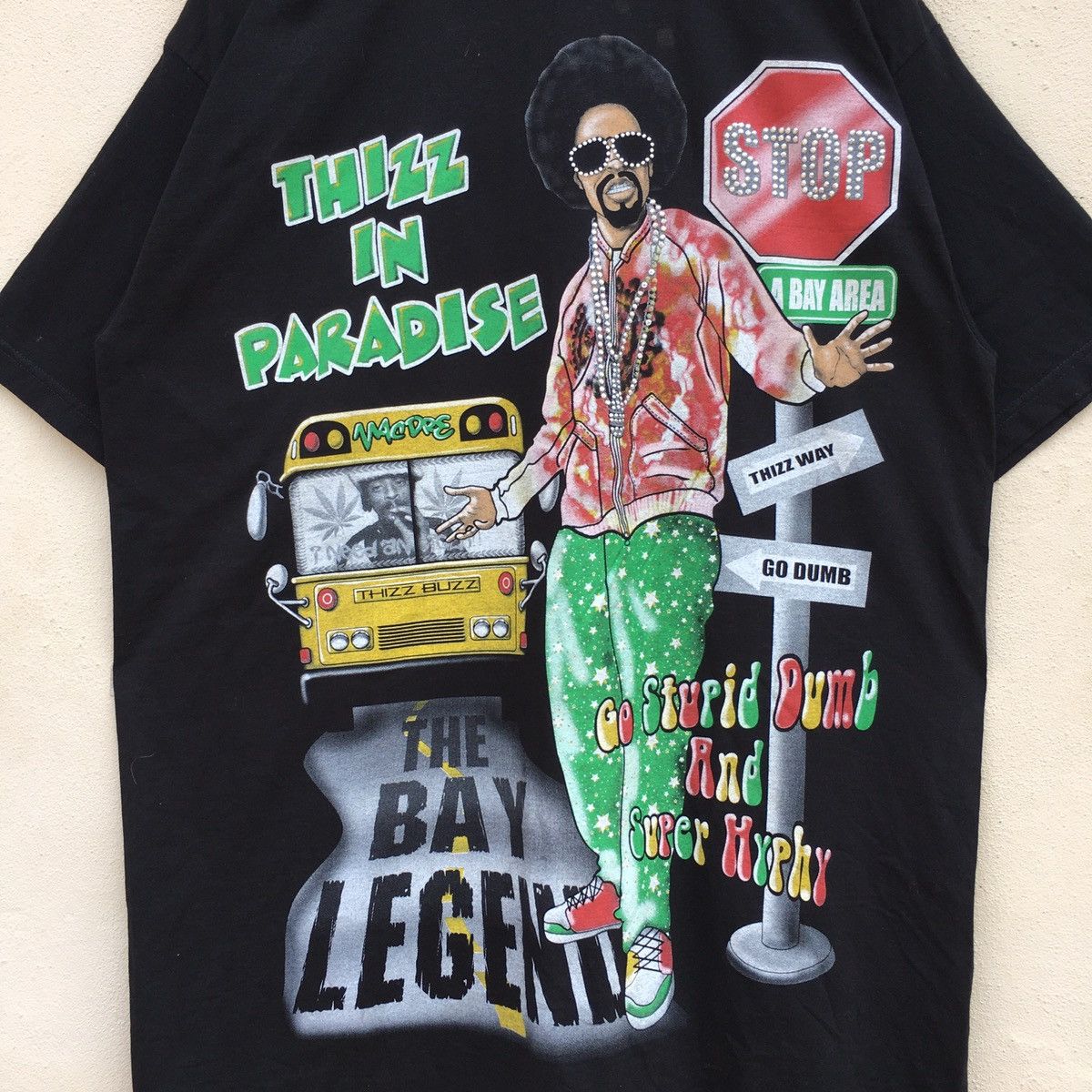 Rap Tees × Vintage Vintage MAC DRE THISS IN PARADISE GO DUMB RAP T-Shirt Size US XXL / EU 58 / 5 - 2 Thumbnail