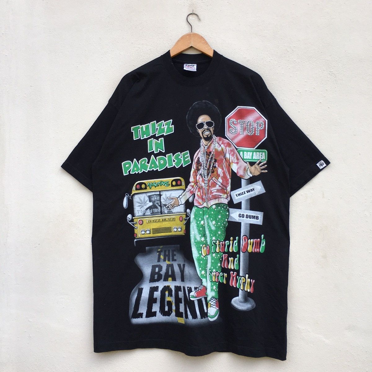 Rap Tees × Vintage Vintage MAC DRE THISS IN PARADISE GO DUMB RAP T-Shirt Size US XXL / EU 58 / 5 - 1 Thumbnail