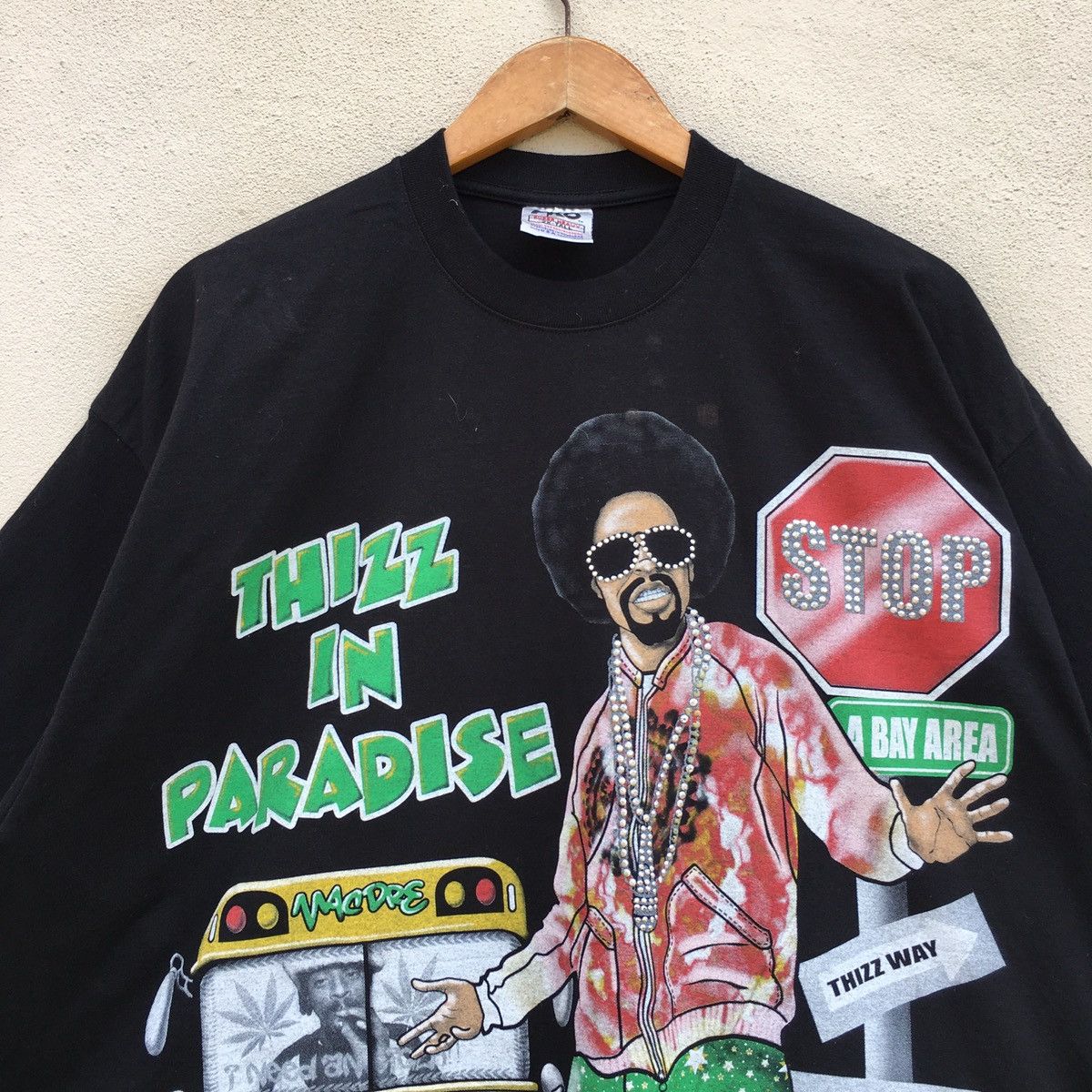 Rap Tees × Vintage Vintage MAC DRE THISS IN PARADISE GO DUMB RAP T-Shirt Size US XXL / EU 58 / 5 - 3 Thumbnail