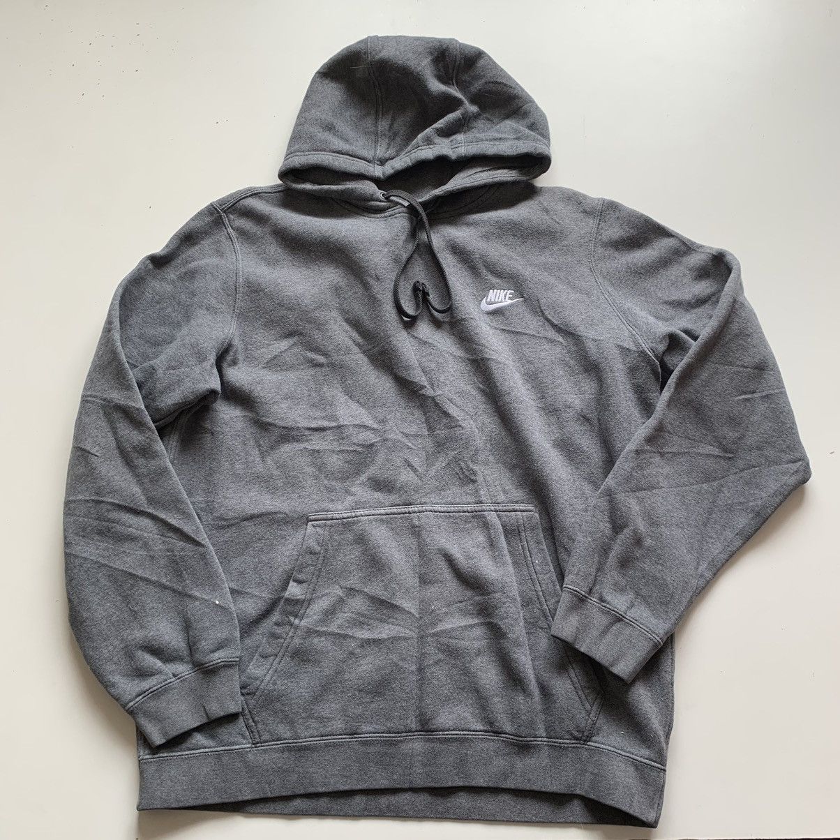 Nike Vintage 2000s Nike Embroidered Swoosh Hoodie Large Rare Size US L / EU 52-54 / 3 - 1 Thumbnail