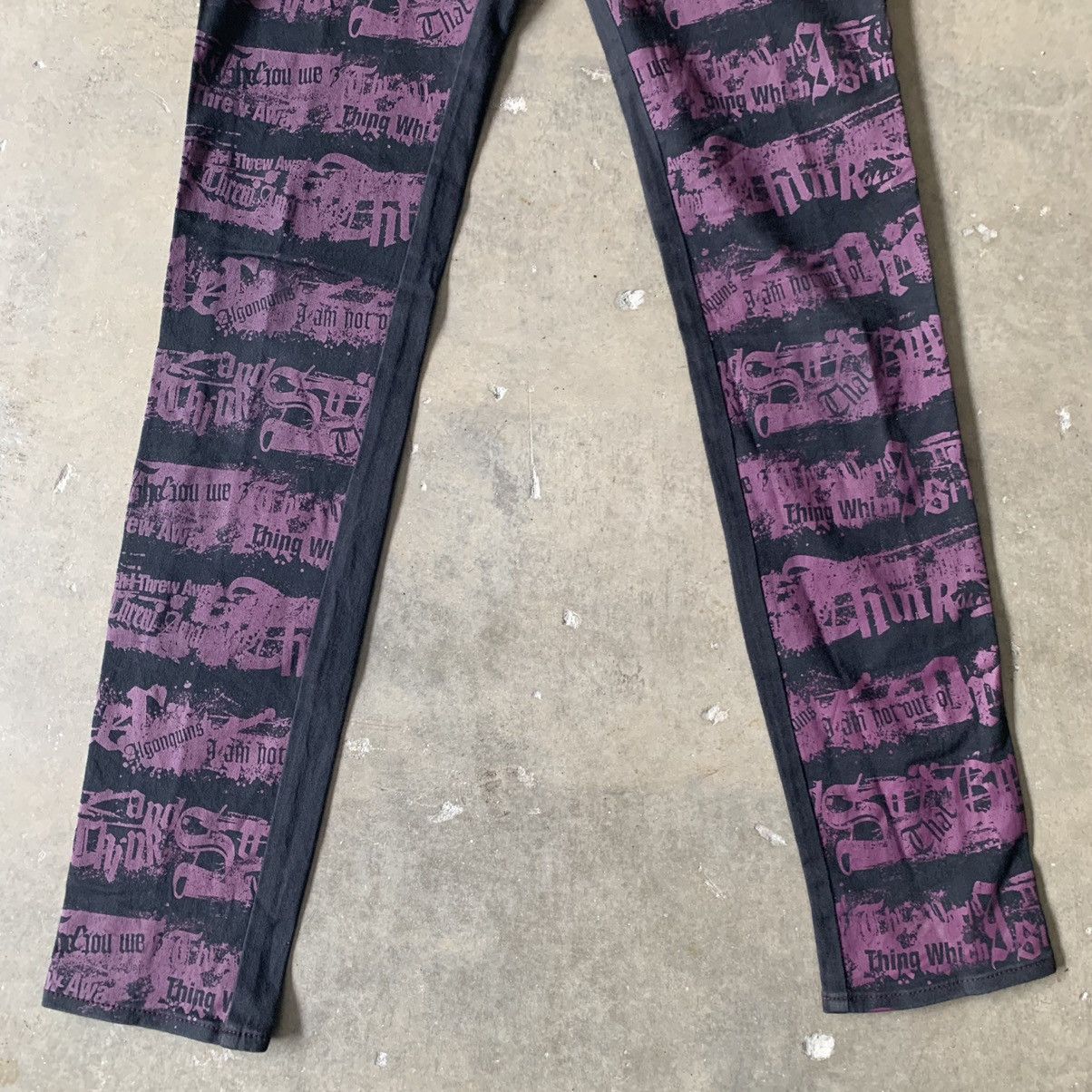 Japanese Brand Algonquins rare design pants Size 29" - 4 Thumbnail