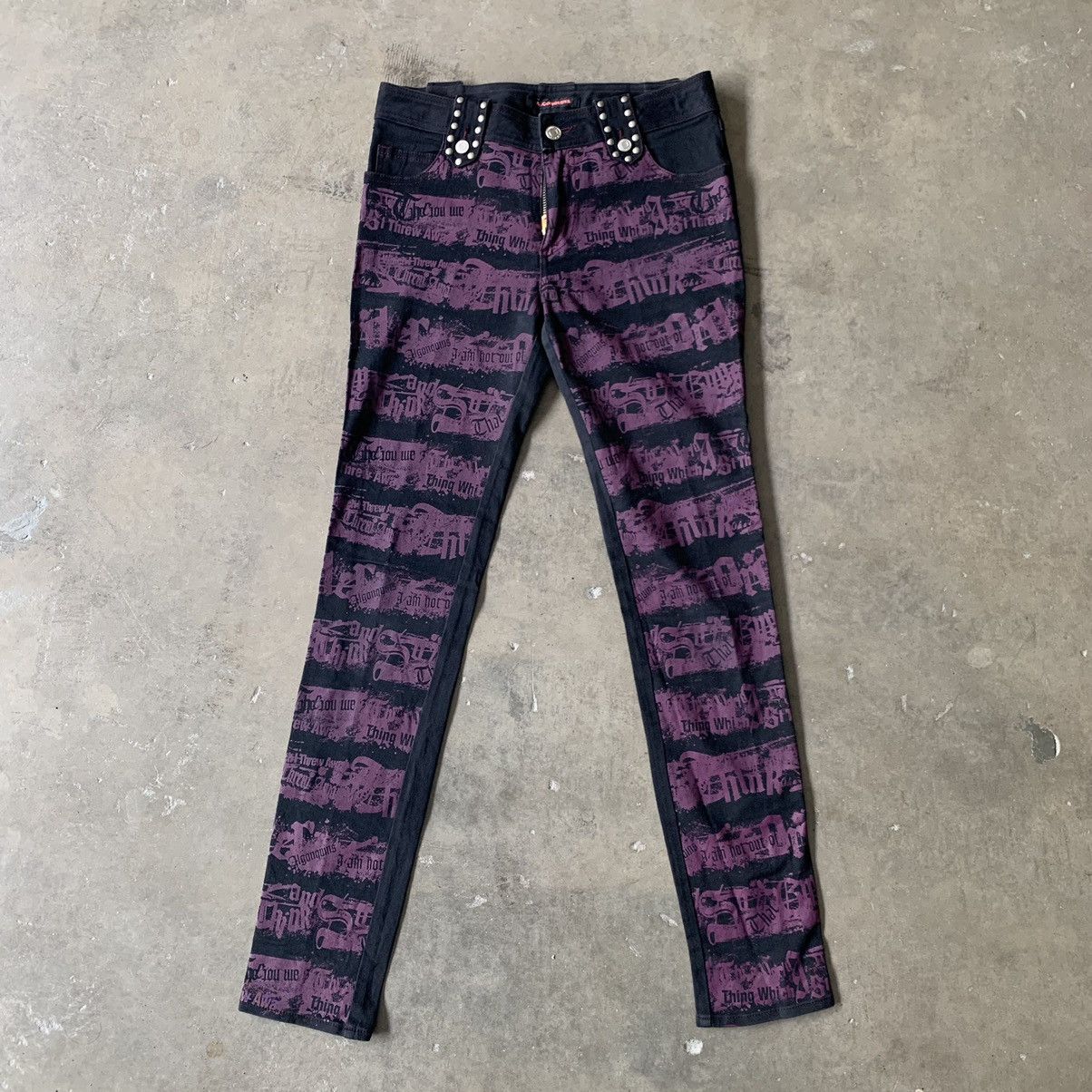 Japanese Brand Algonquins rare design pants Size 29" - 1 Thumbnail