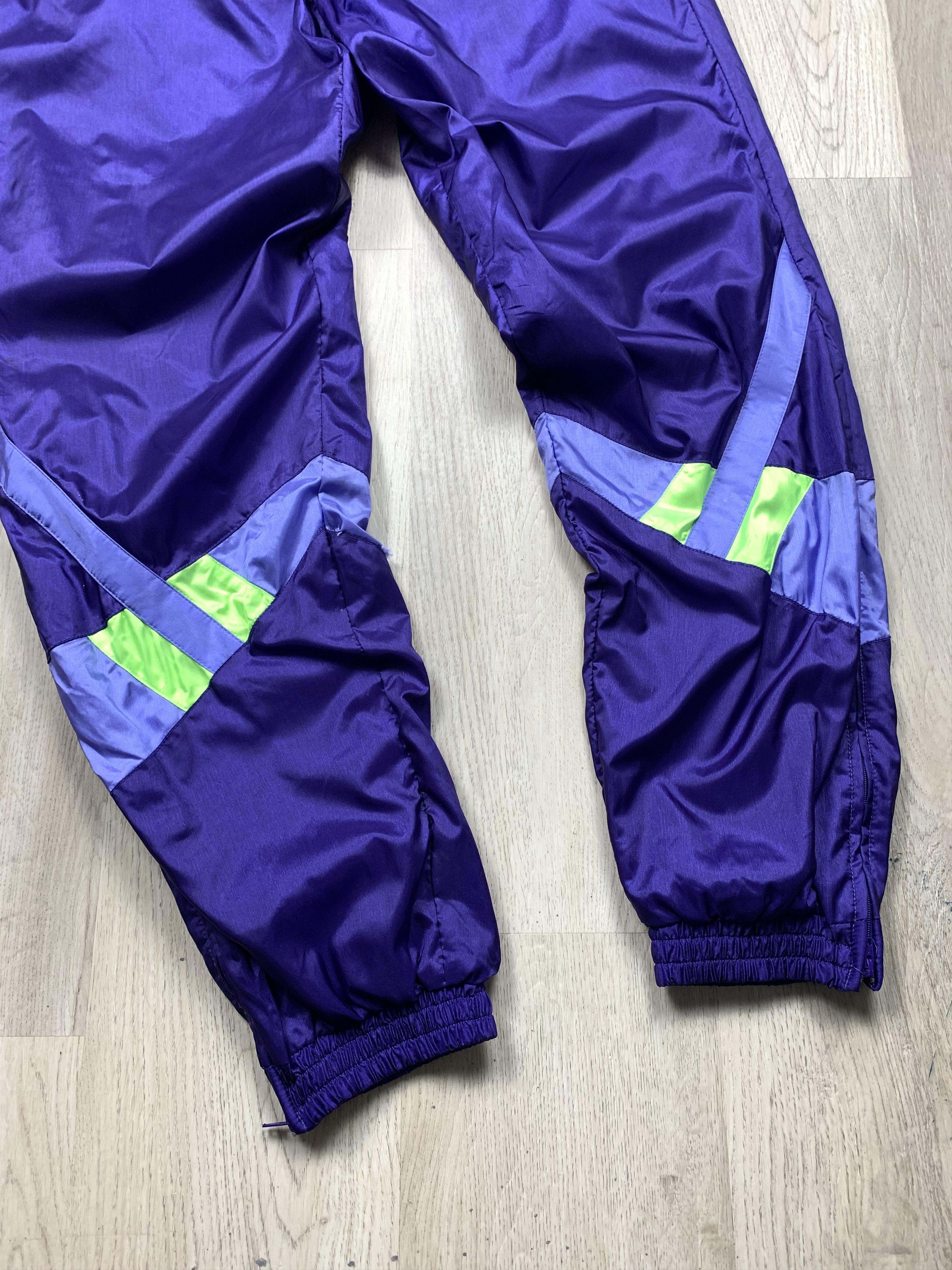 Adidas Adidas 90s Vintage Nylon Mens Track Pants Drill Size US 34 / EU 50 - 3 Thumbnail