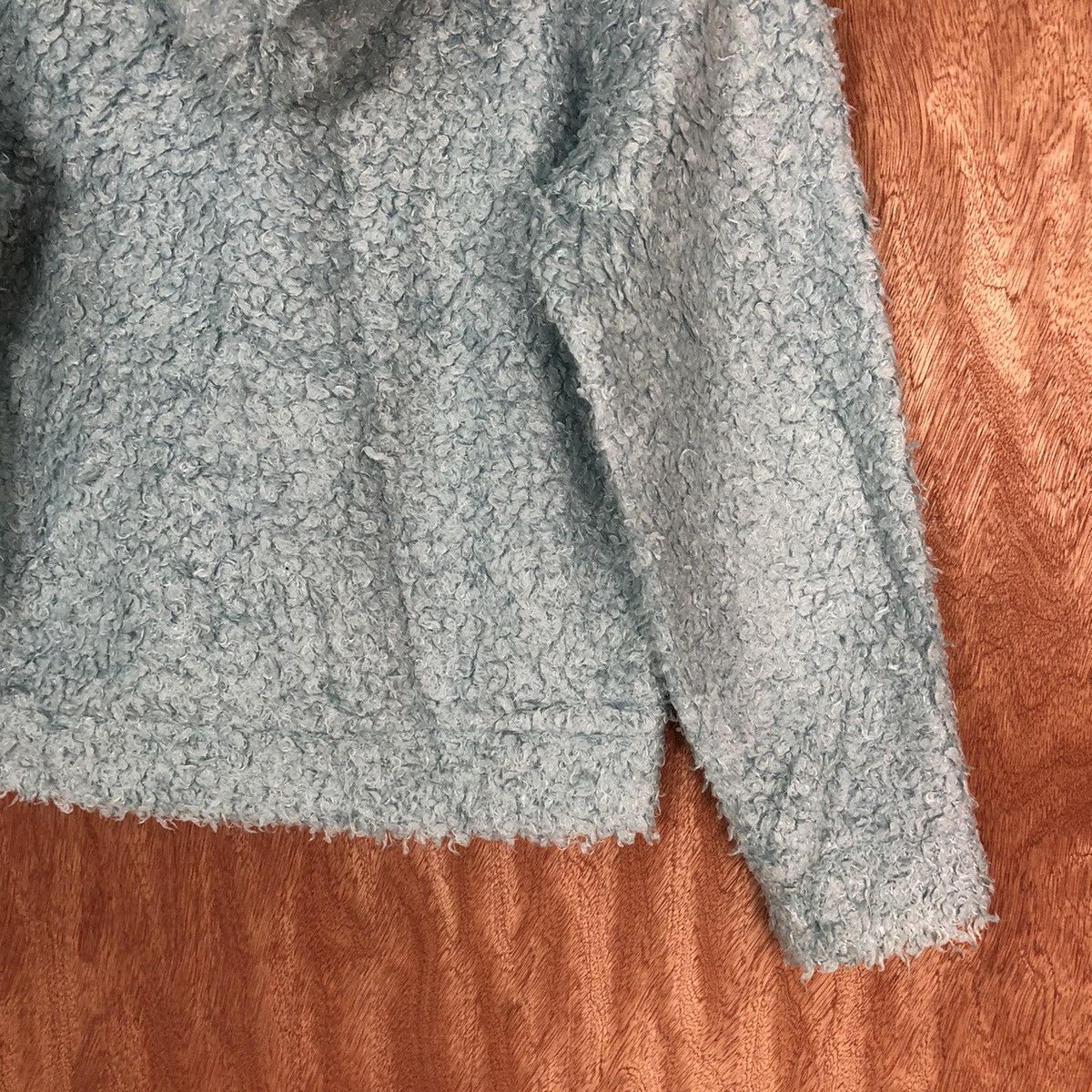 Japanese Brand Yuto Nila Hoodies Shag Shaggy Fur Mohair Knitwear #6702 Size US M / EU 48-50 / 2 - 12 Thumbnail