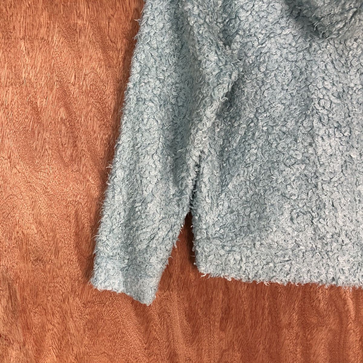 Japanese Brand Yuto Nila Hoodies Shag Shaggy Fur Mohair Knitwear #6702 Size US M / EU 48-50 / 2 - 11 Thumbnail
