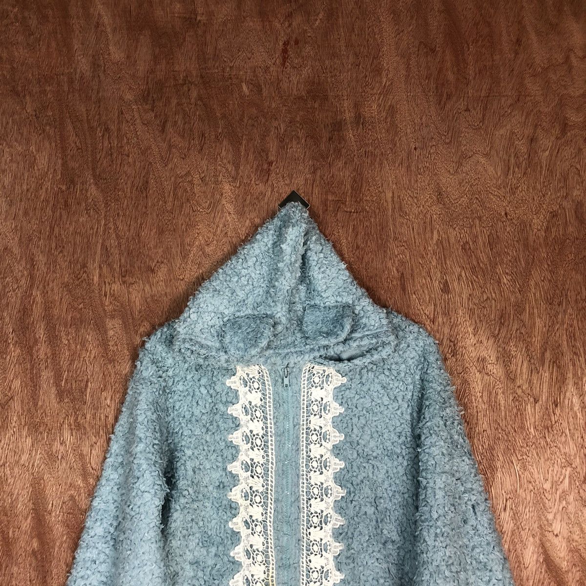 Japanese Brand Yuto Nila Hoodies Shag Shaggy Fur Mohair Knitwear #6702 Size US M / EU 48-50 / 2 - 2 Thumbnail