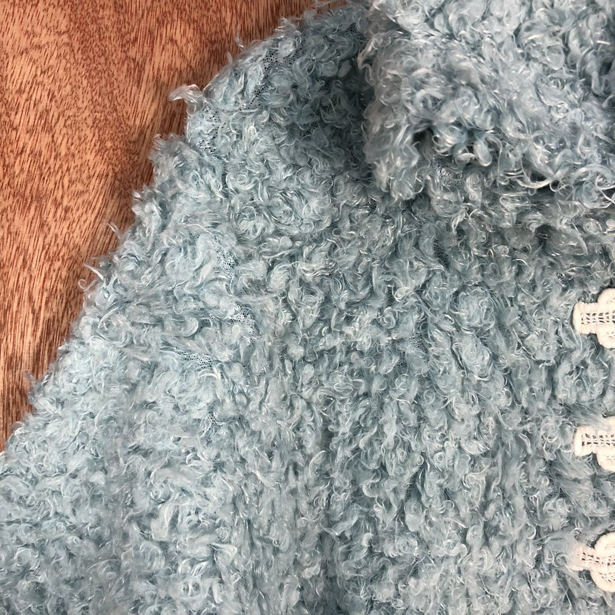 Japanese Brand Yuto Nila Hoodies Shag Shaggy Fur Mohair Knitwear #6702 Size US M / EU 48-50 / 2 - 7 Thumbnail
