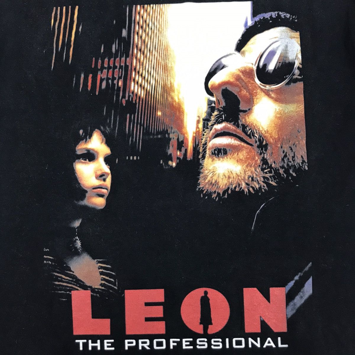 Vintage Rare LEON THE PROFESSIONAL Killer movie Europe Promo t-shirt Size US M / EU 48-50 / 2 - 5 Thumbnail