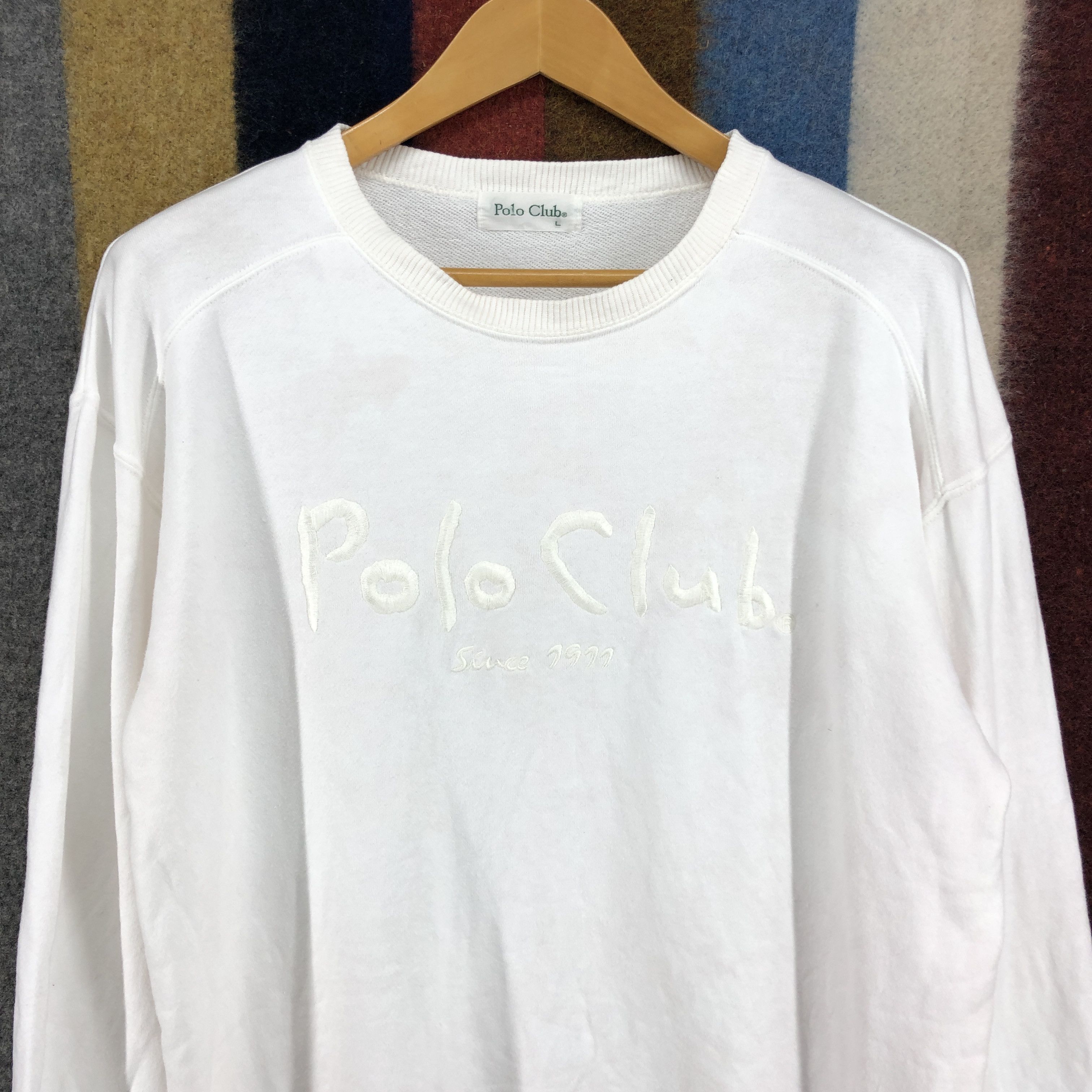 Other POLO CLUB Crew Neck Sweatshirt #0678/AA Size US L / EU 52-54 / 3 - 2 Thumbnail