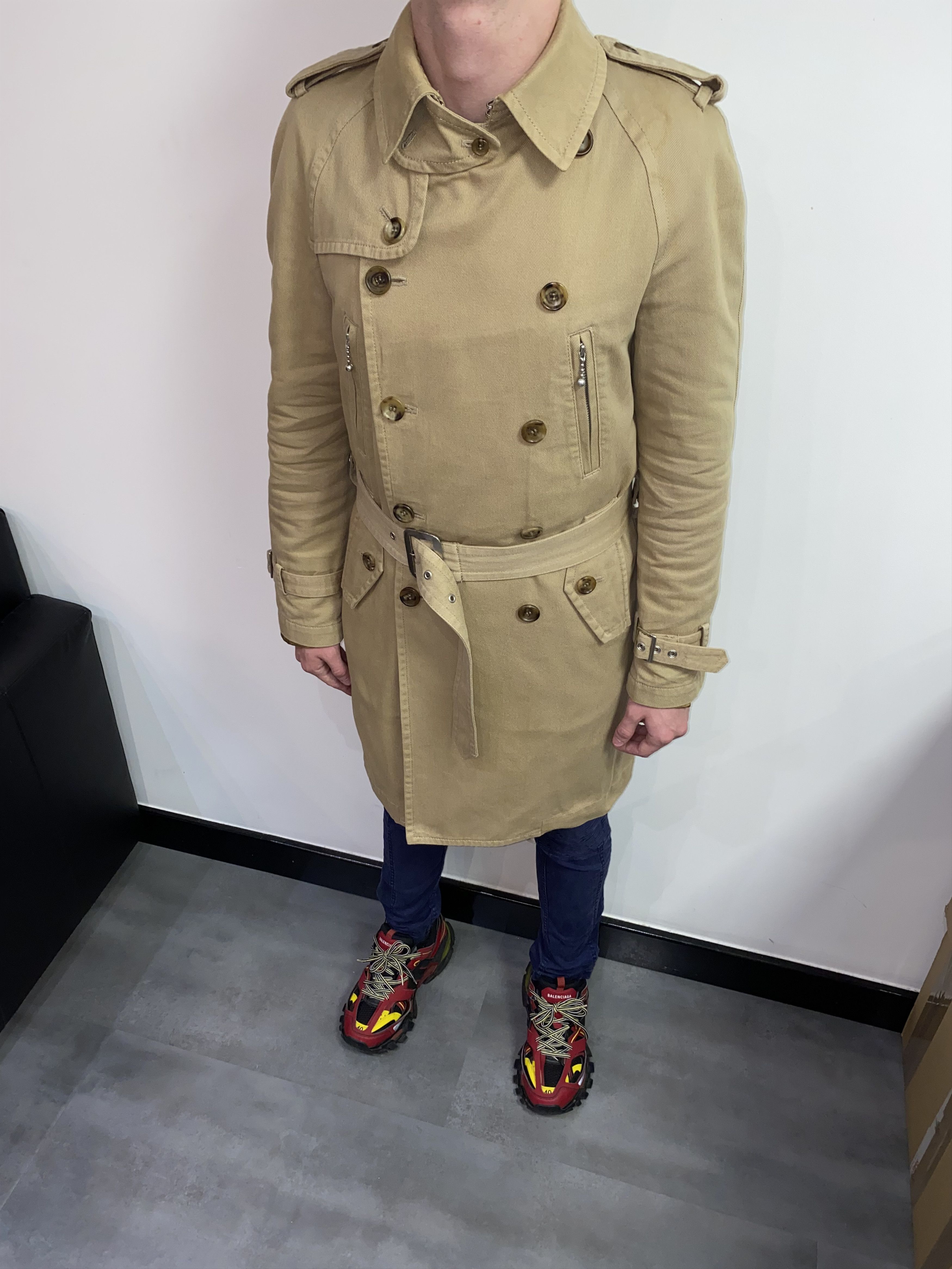 Junya Watanabe X Comme Des Garcons Double Breasted Coat - Main Image