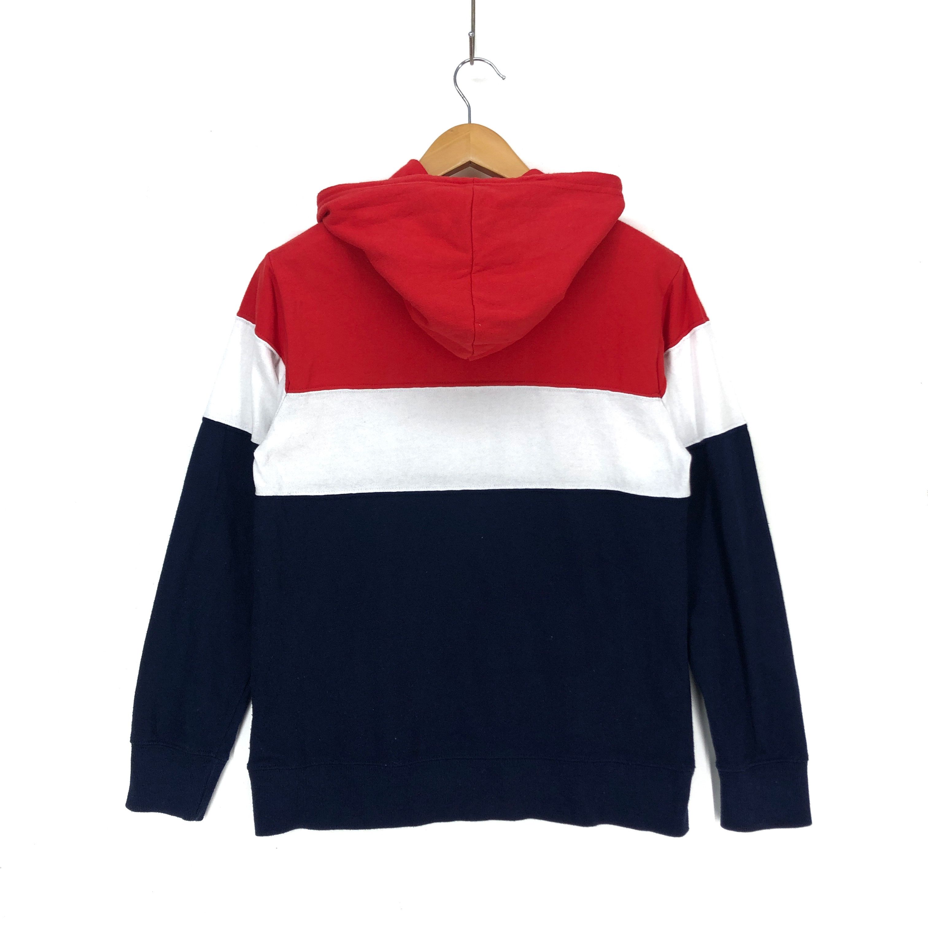 Japanese Brand WIND by VOLCANIC Stripe Hoodie Pullover #1357-48 Size US S / EU 44-46 / 1 - 4 Thumbnail