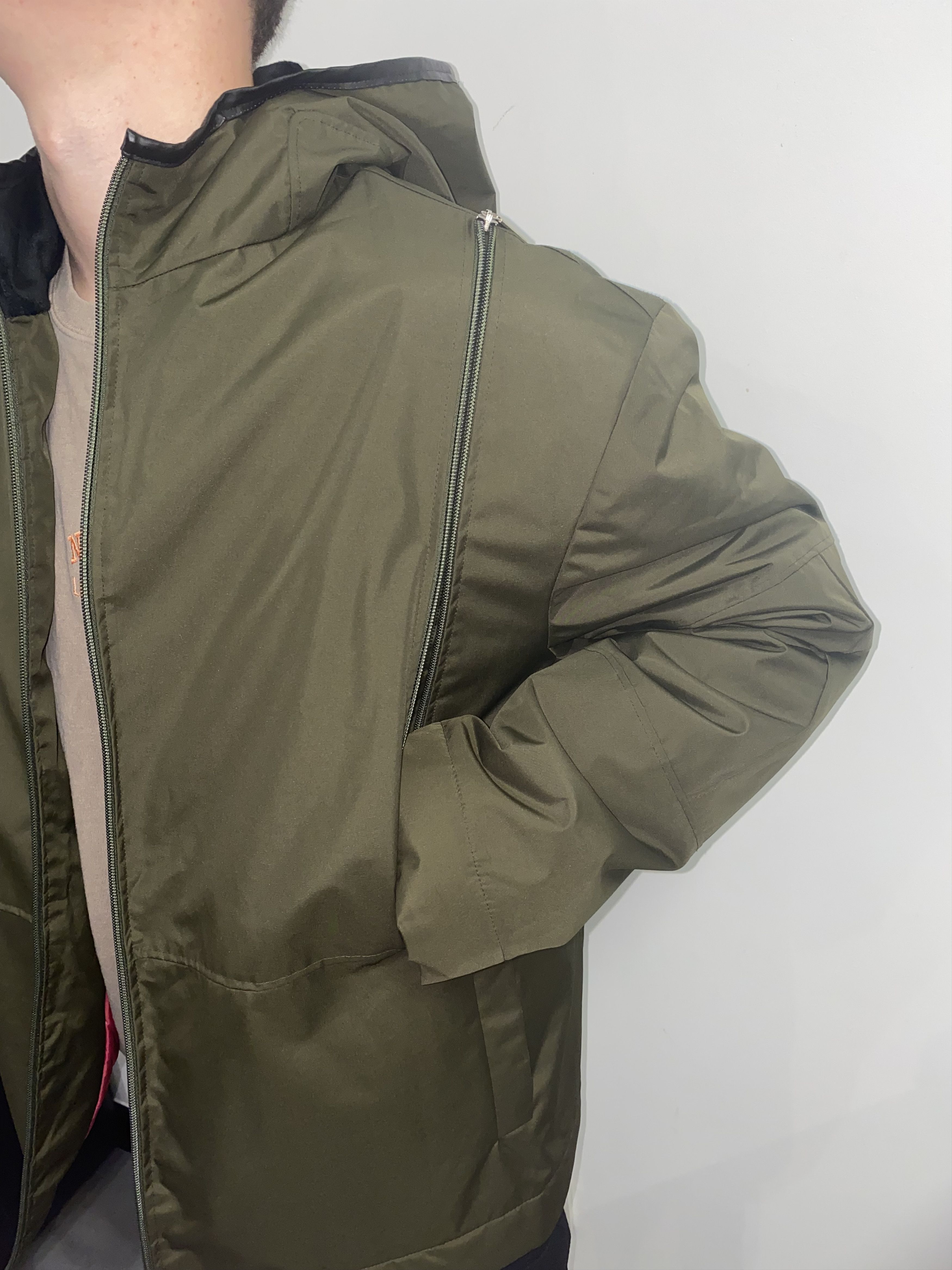 Versace Versace Technical Military Green Tactical Light Jacket Size US XL / EU 56 / 4 - 4 Thumbnail