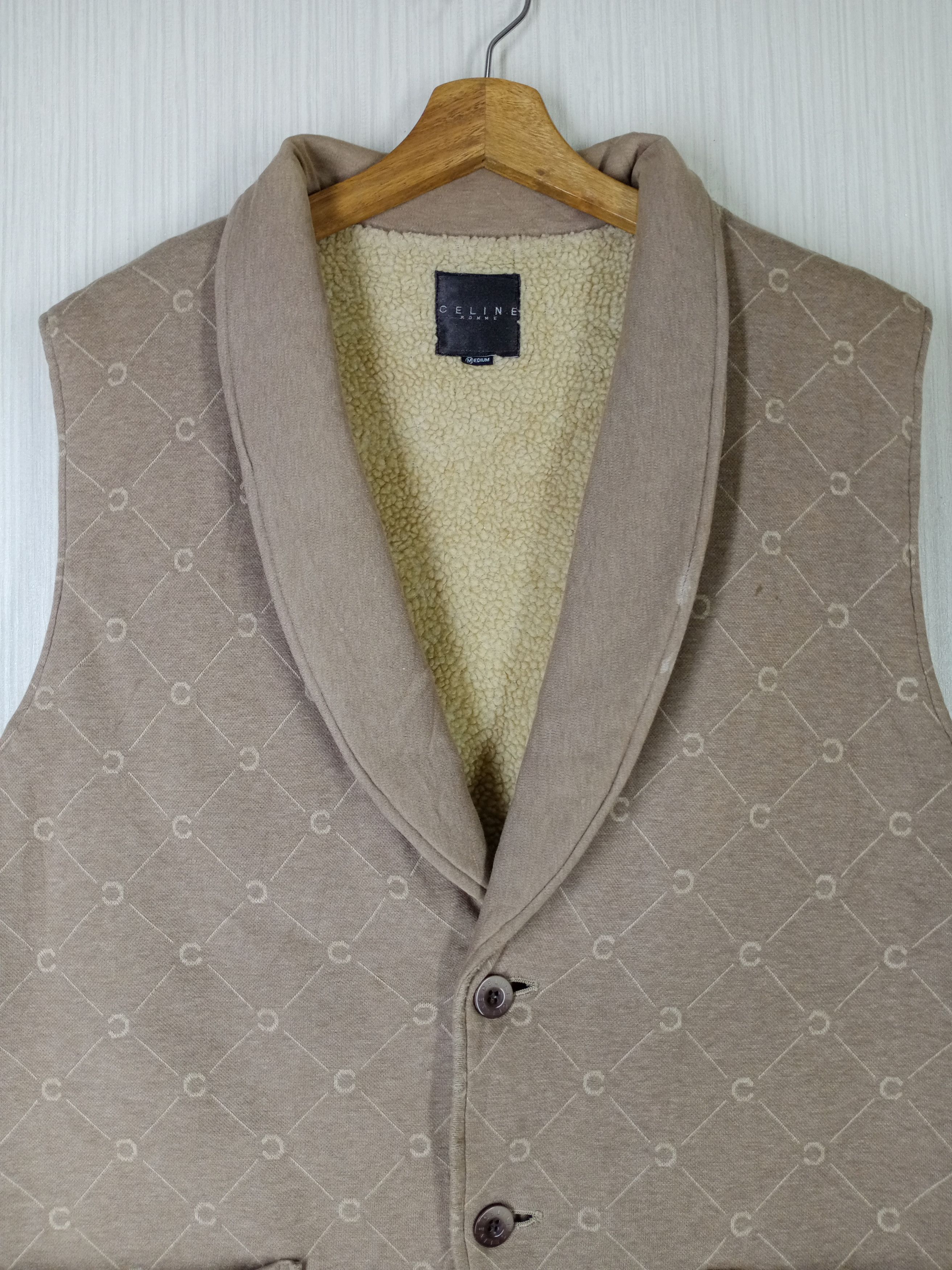 Vintage Celine Homme Monogram Vest