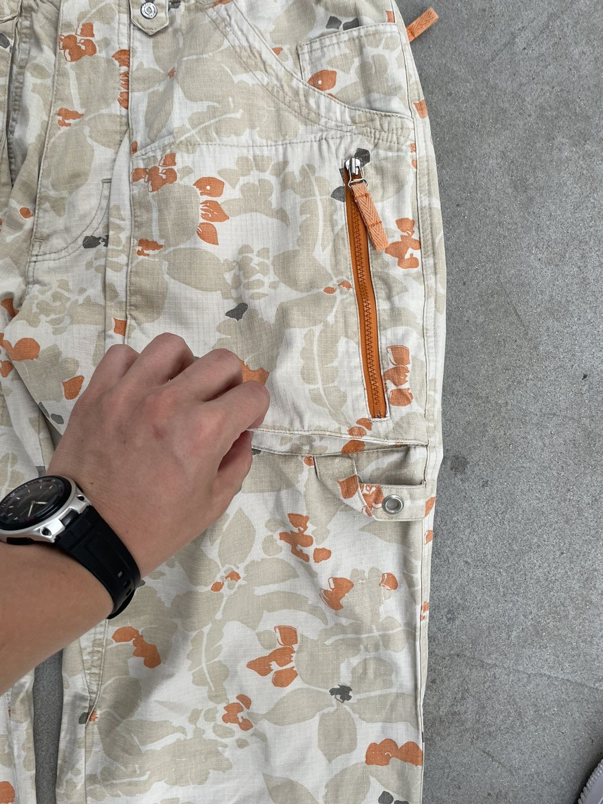Japanese Brand × Vintage Vintage Japanese Pants Cargo Camo Floral Size US 32 / EU 48 - 11 Thumbnail