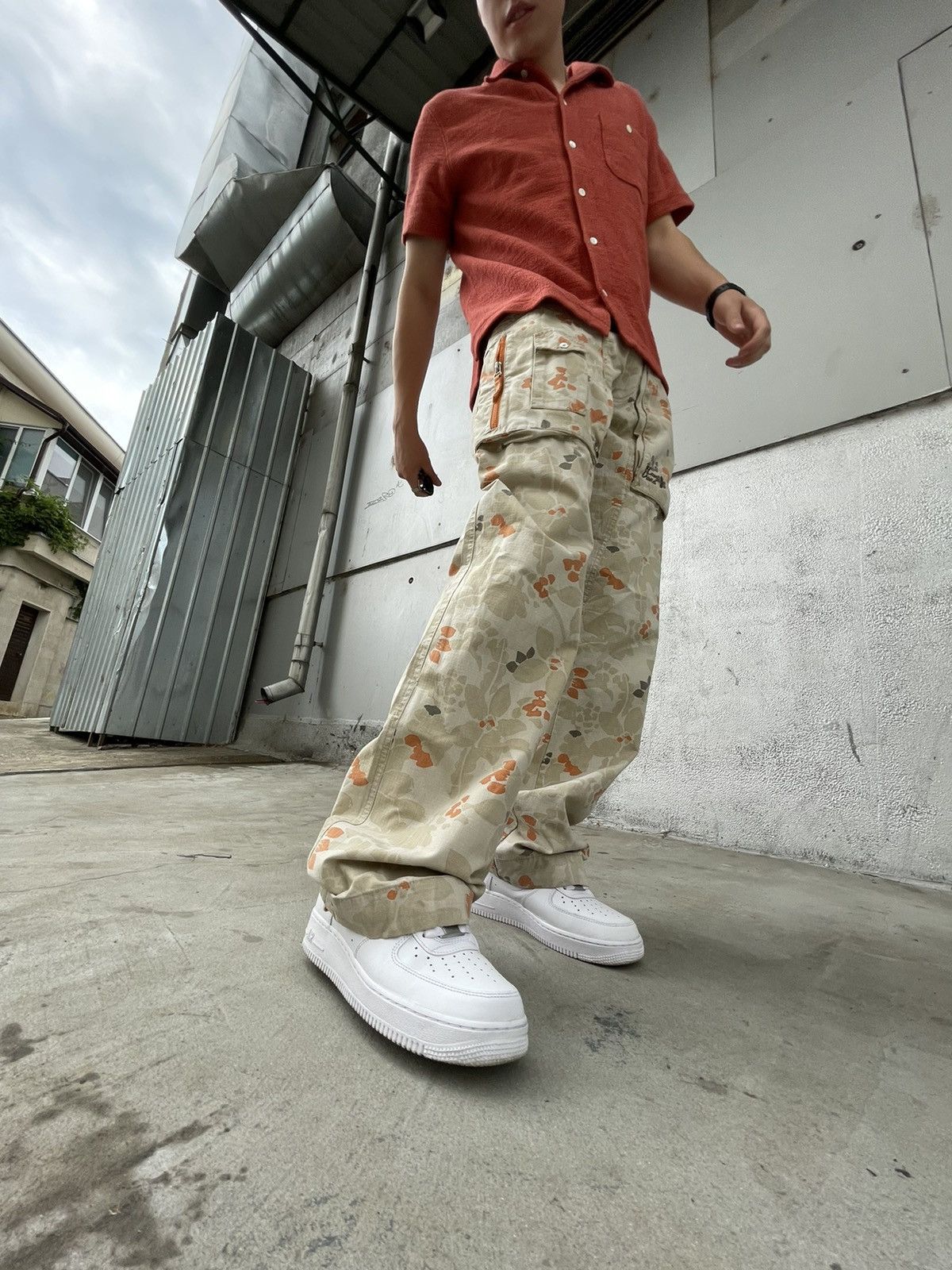 Japanese Brand × Vintage Vintage Japanese Pants Cargo Camo Floral Size US 32 / EU 48 - 3 Thumbnail