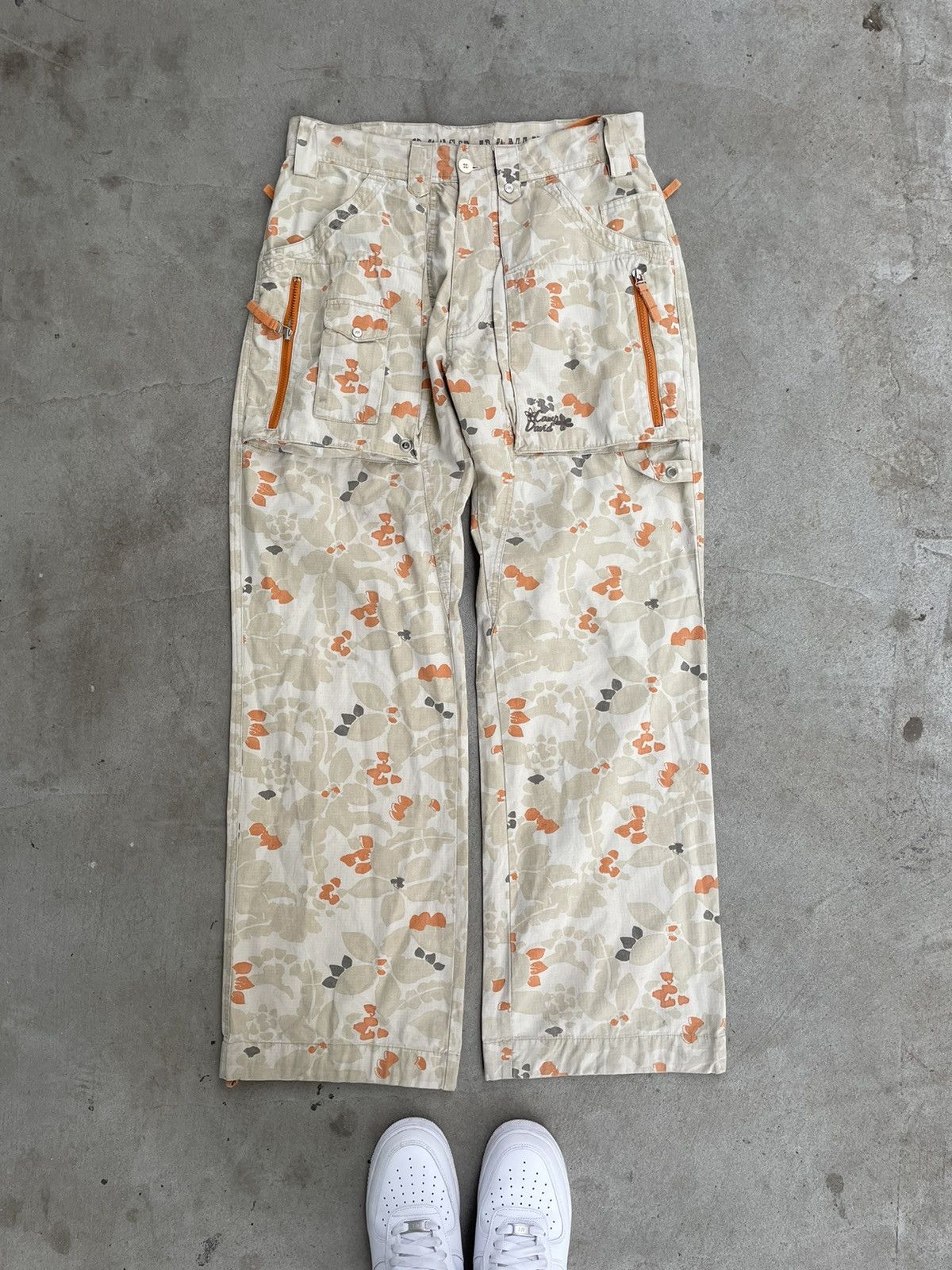 Japanese Brand × Vintage Vintage Japanese Pants Cargo Camo Floral Size US 32 / EU 48 - 9 Thumbnail