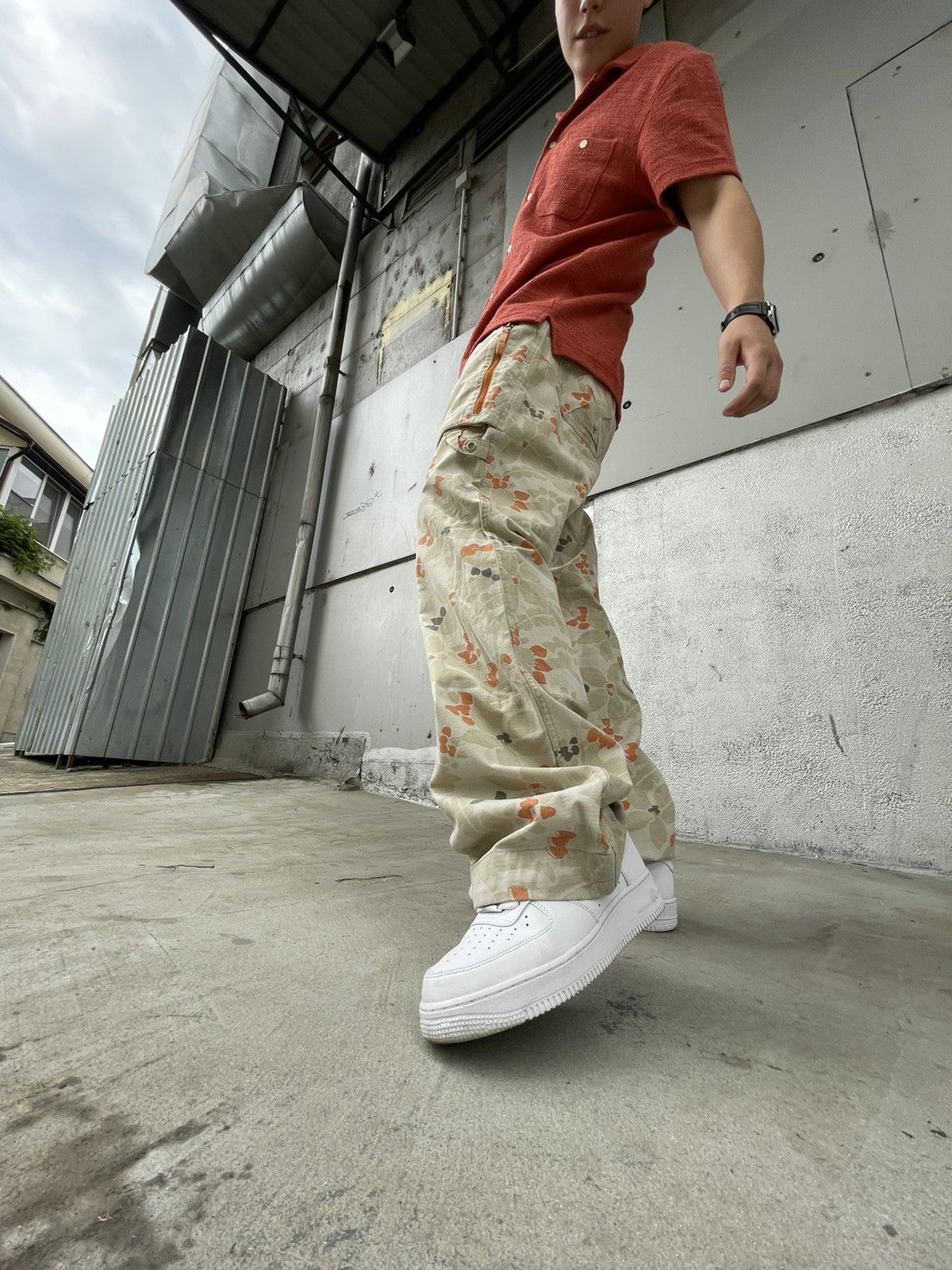 Japanese Brand × Vintage Vintage Japanese Pants Cargo Camo Floral Size US 32 / EU 48 - 4 Thumbnail