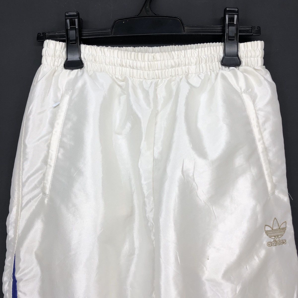 Adidas ADIDAS TRIFOIL Nylon Track Pant #1327-46 Size US 26 / EU 42 - 3 Thumbnail