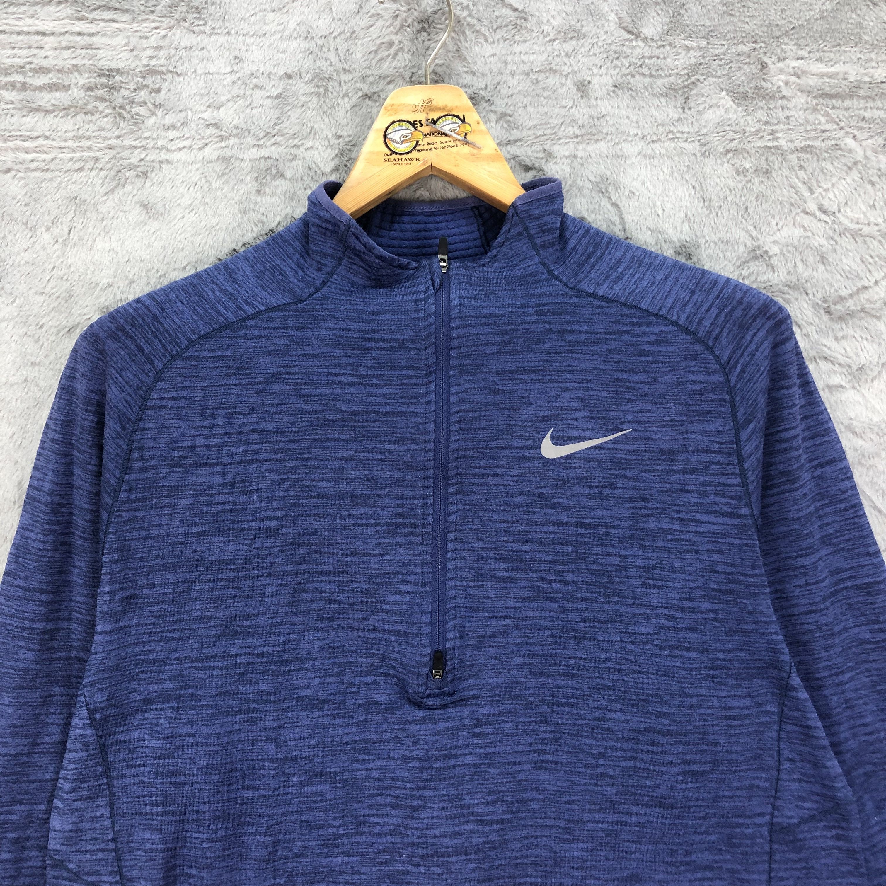 Nike Nike Dri-Fit Quarter Zip Turtle Neck Long Sleeve #4535-158 Size US L / EU 52-54 / 3 - 2 Thumbnail