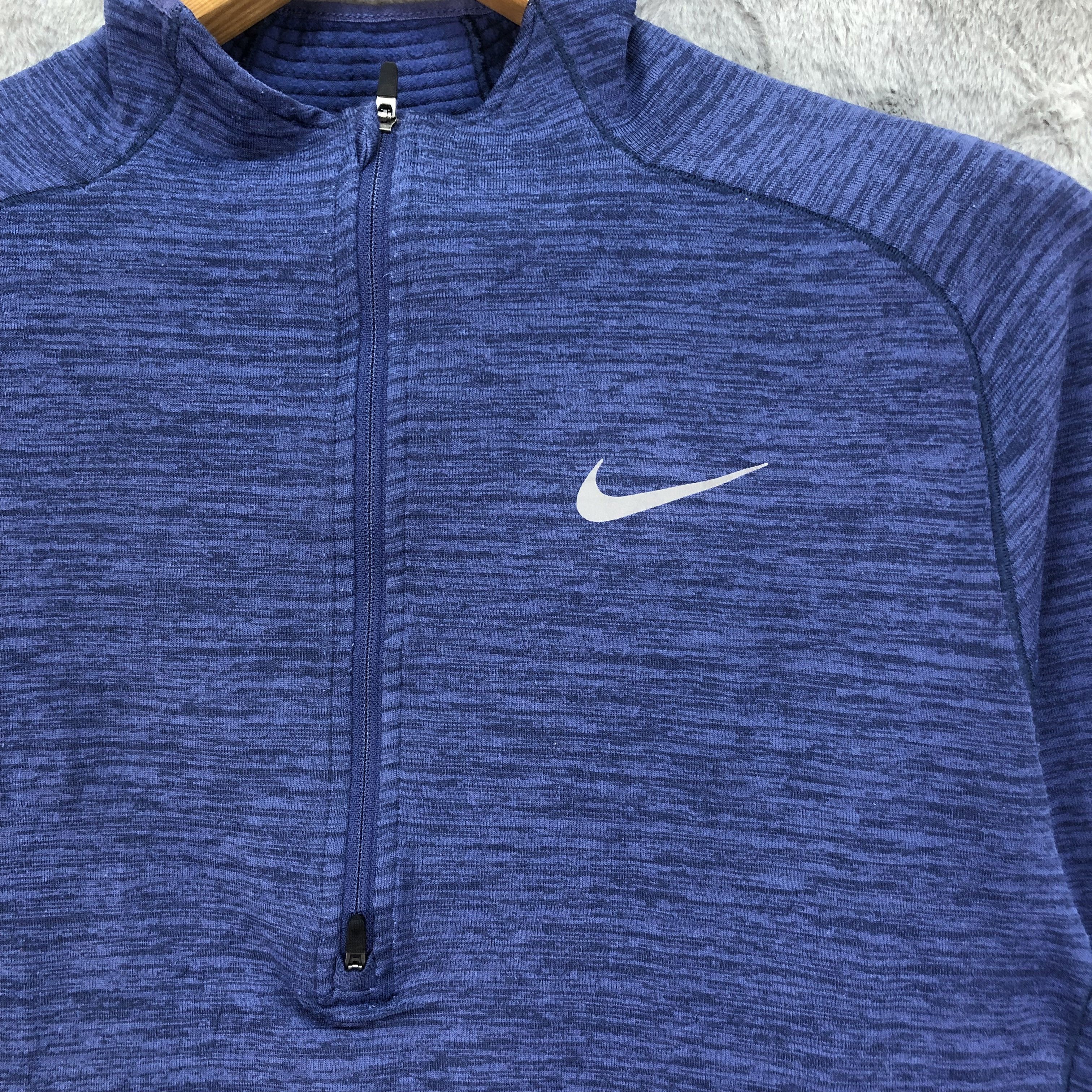 Nike Nike Dri-Fit Quarter Zip Turtle Neck Long Sleeve #4535-158 Size US L / EU 52-54 / 3 - 3 Thumbnail