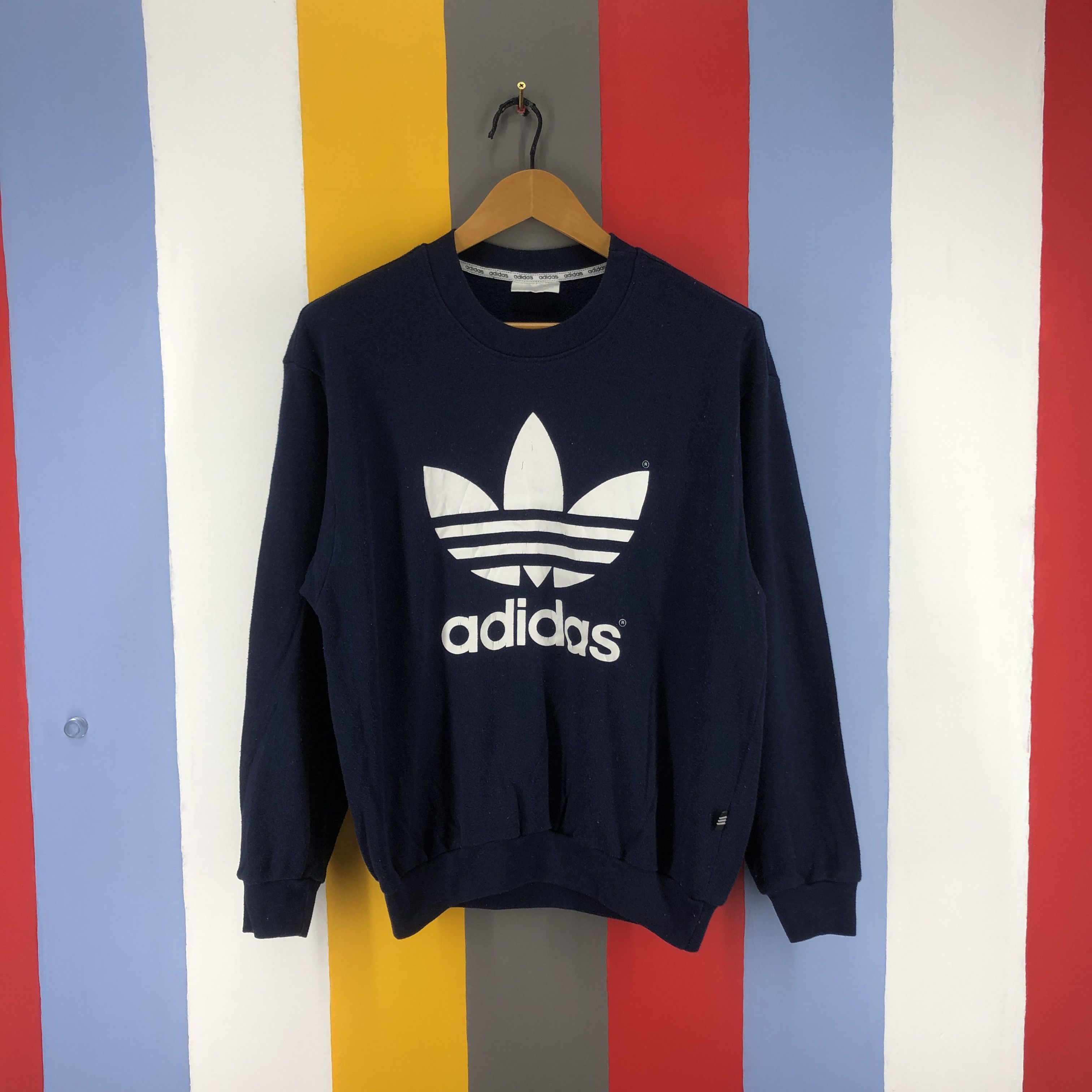 Adidas Vintage ADIDAS TRIFOIL Crew Neck Sweatshirt #0838/AD Size US M / EU 48-50 / 2 - 1 Thumbnail