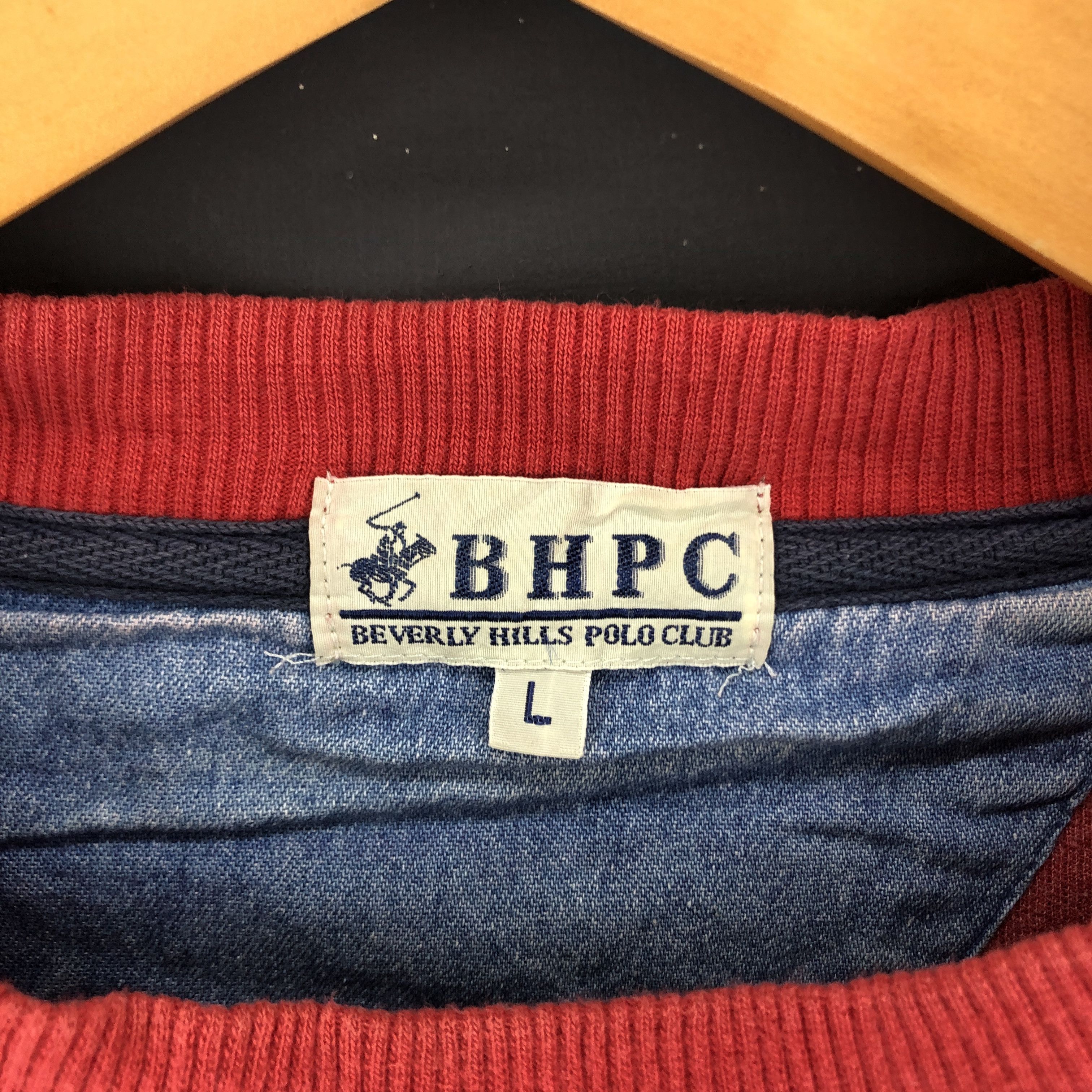 Beverly Hills Polo Club BHPC Crew Neck Sweatshirt #1787-43 Size US L / EU 52-54 / 3 - 3 Thumbnail