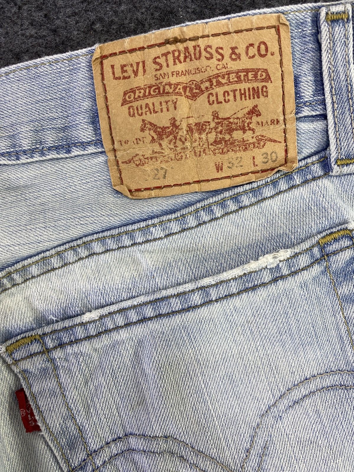 Levi's Vintage Levi's 527 Jeans Faded Blue Wash 32x30 - J773 Size US 32 / EU 48 - 9 Thumbnail