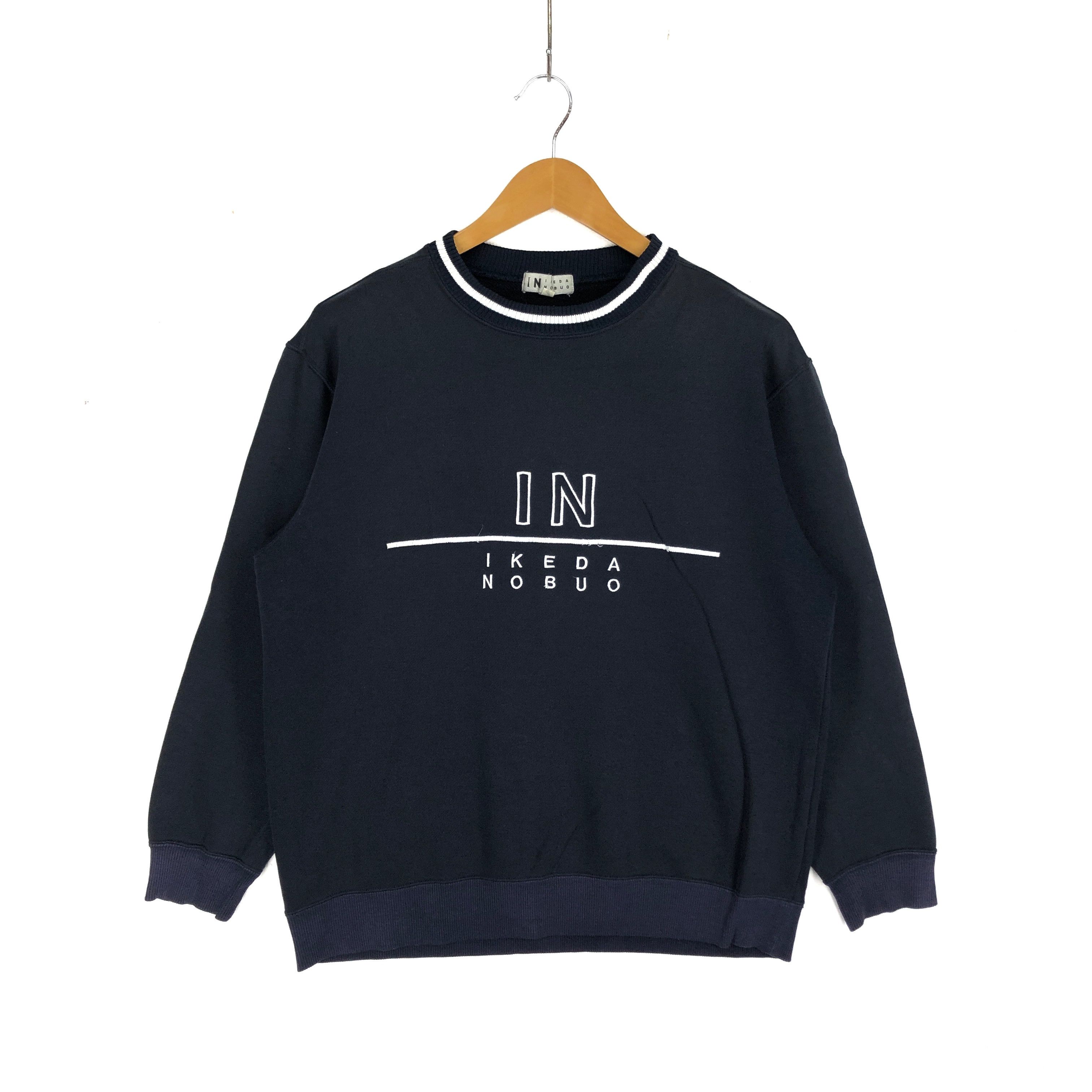 Japanese Brand IKEDA NOBUO Crew Neck Sweatshirt #2516-88 Size US L / EU 52-54 / 3 - 1 Thumbnail