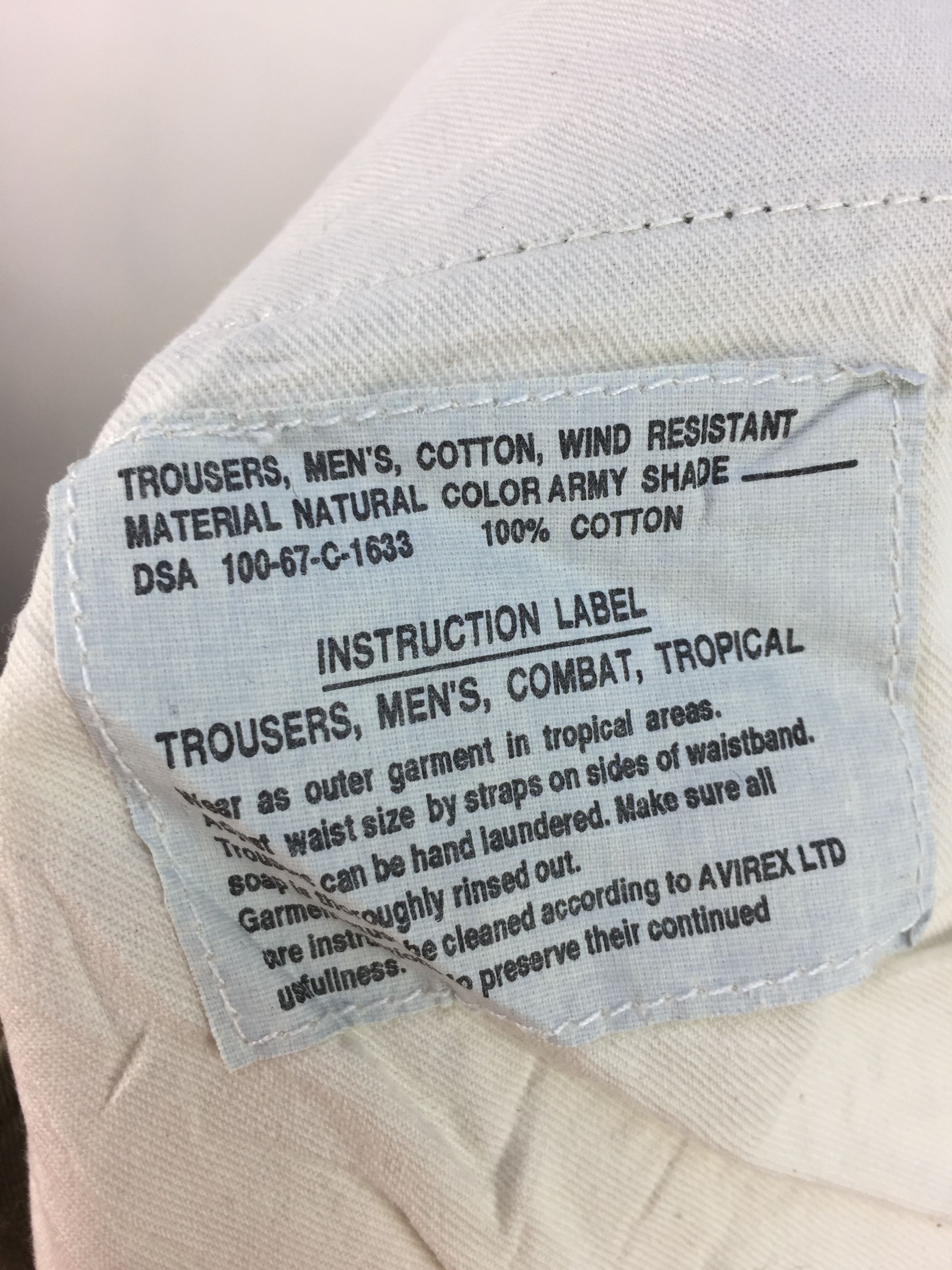 Avirex AVIREX MILITARY CARGO PANT Size US 31 - 8 Thumbnail