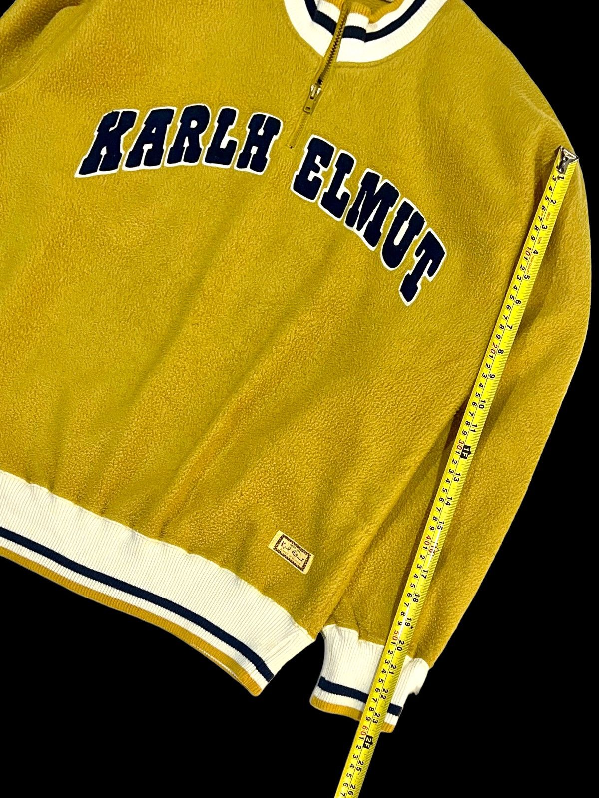 Karl Helmut VTG 90s KARL HELMUT SHERPA BIG EMBROIDERED SPELLOUT HALF ZIP Size US L / EU 52-54 / 3 - 16 Thumbnail