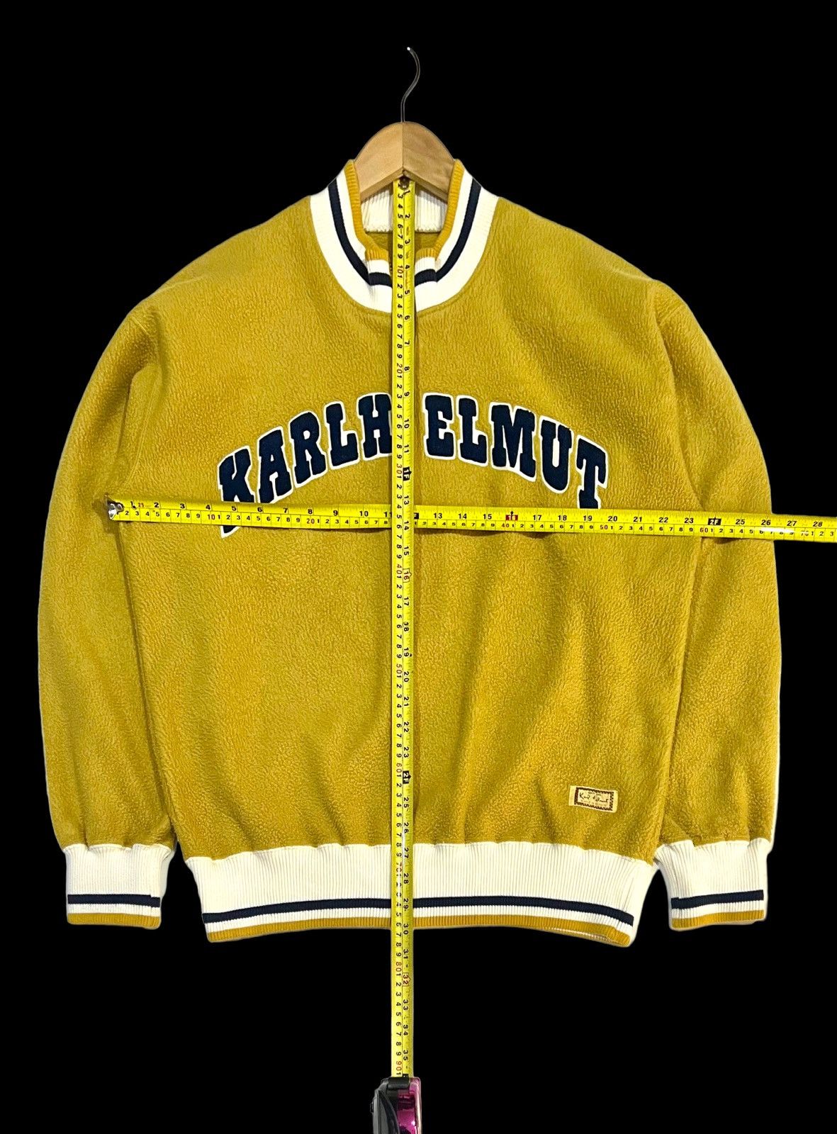 Karl Helmut VTG 90s KARL HELMUT SHERPA BIG EMBROIDERED SPELLOUT HALF ZIP Size US L / EU 52-54 / 3 - 15 Thumbnail