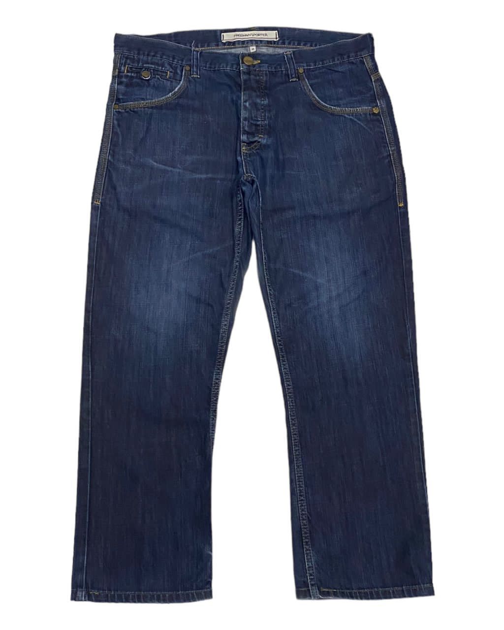 🔥FREMAN T. PORTER BAGGY DENIM BLUE JEANS