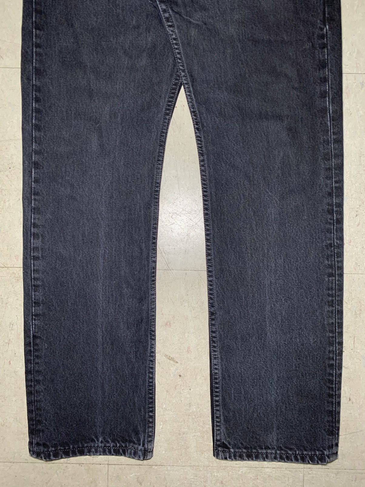 Levi's × Vintage Vintage Levi's 501 Faded Black Denim Jeans 29x28 Made In USA Size US 29 - 3 Thumbnail