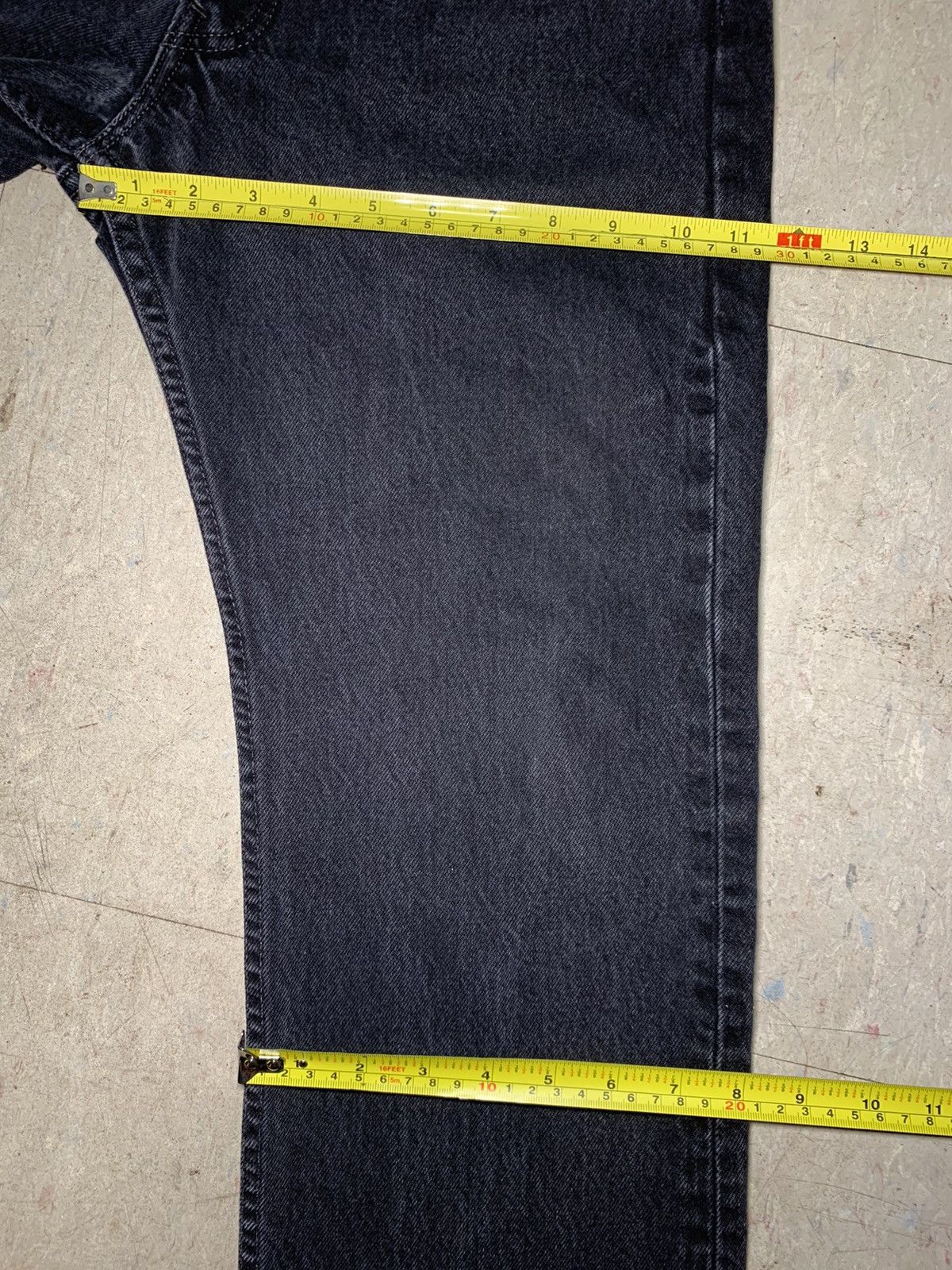 Levi's × Vintage Vintage Levi's 501 Faded Black Denim Jeans 29x28 Made In USA Size US 29 - 9 Thumbnail