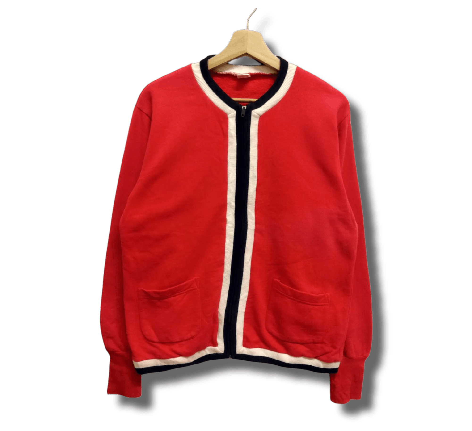 image of vintage Cheswick Sugar Cane Toyo Ent Sweatshirt in Red, Men's (Size Medium)