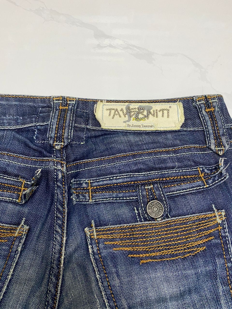 Hysteric Glamour 🔥JIMMY TAVERNITI FLARE DENIM DISTRESSED JEANS Size US 29 - 13 Thumbnail