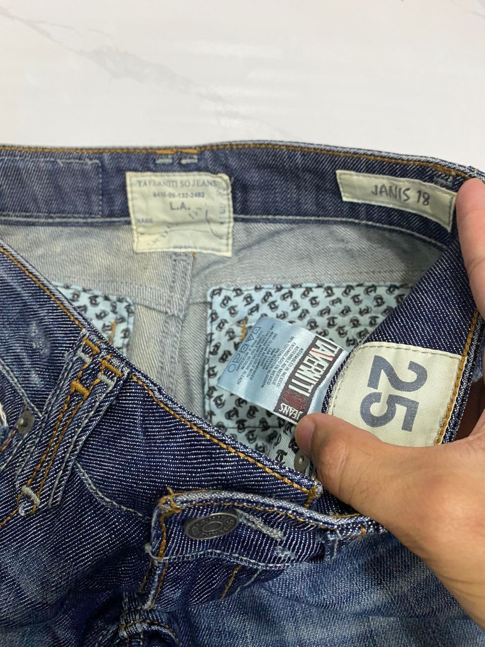 Hysteric Glamour 🔥JIMMY TAVERNITI FLARE DENIM DISTRESSED JEANS Size US 29 - 14 Thumbnail