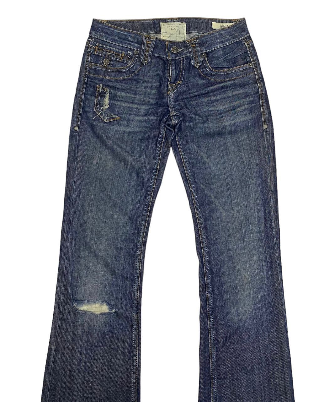 Hysteric Glamour 🔥JIMMY TAVERNITI FLARE DENIM DISTRESSED JEANS Size US 29 - 3 Thumbnail