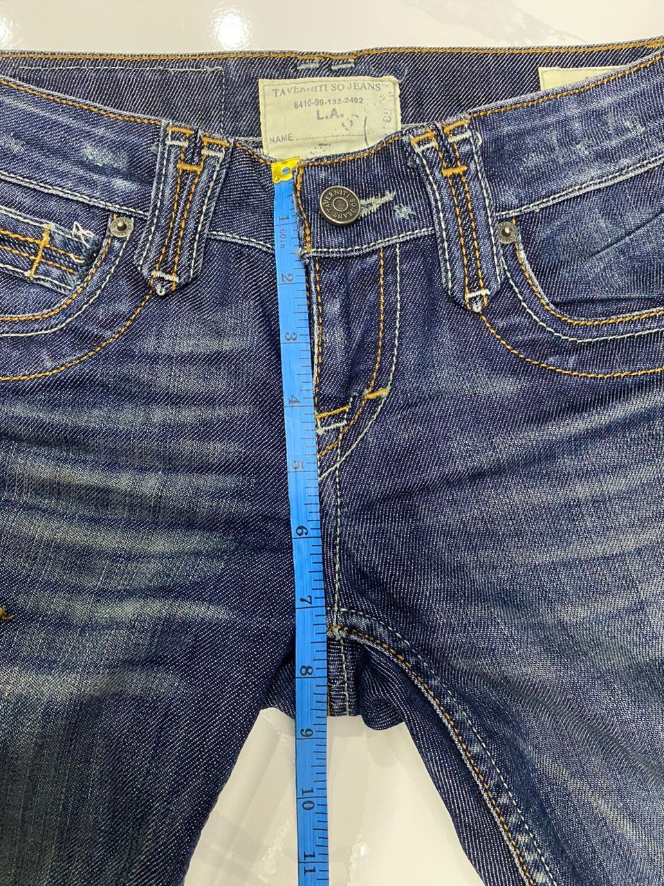 Hysteric Glamour 🔥JIMMY TAVERNITI FLARE DENIM DISTRESSED JEANS Size US 29 - 9 Thumbnail