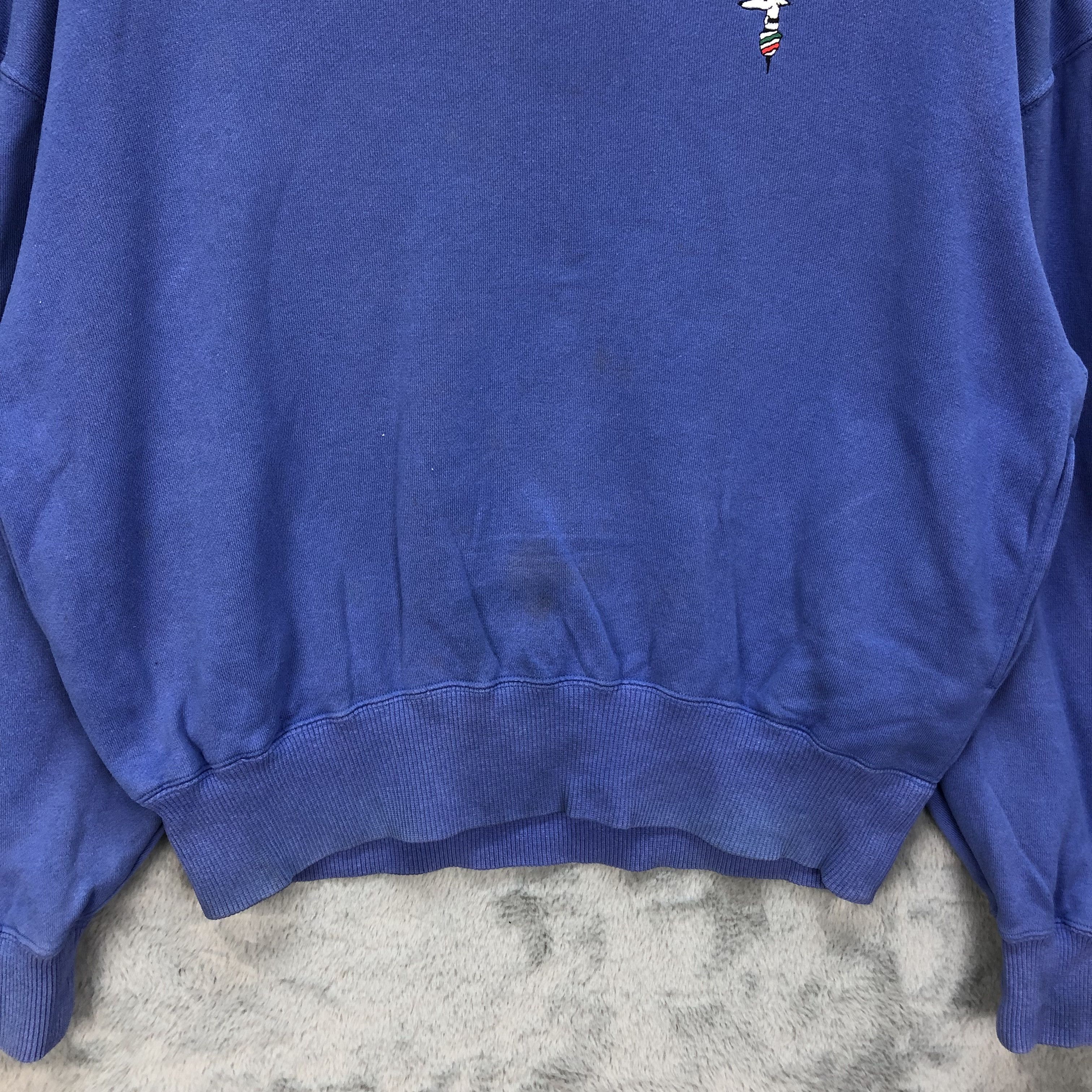 Trussardi Vintage Trussardi Small Logo Blue Sweatshirts #5334-184 Size US M / EU 48-50 / 2 - 4 Thumbnail