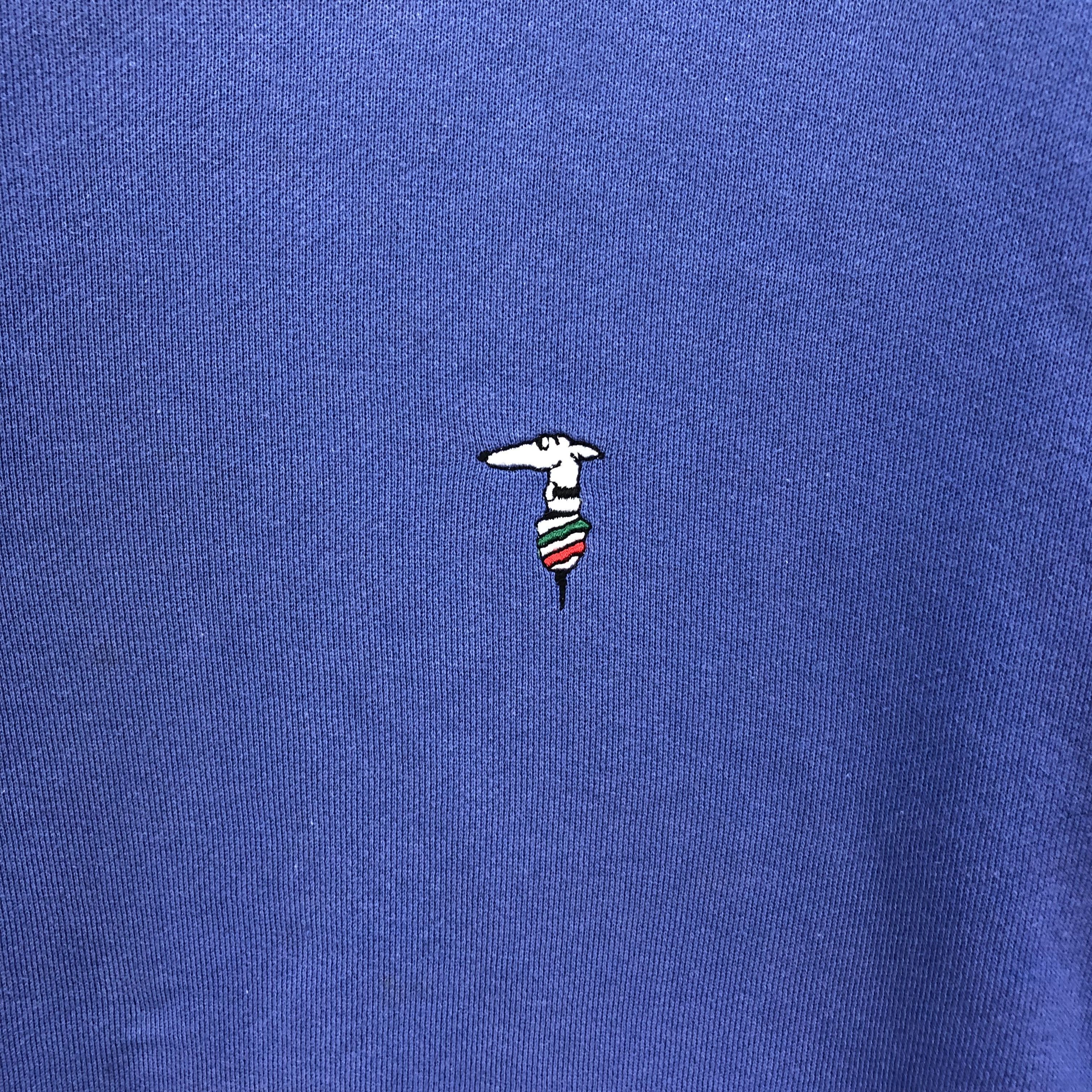 Trussardi Vintage Trussardi Small Logo Blue Sweatshirts #5334-184 Size US M / EU 48-50 / 2 - 3 Thumbnail