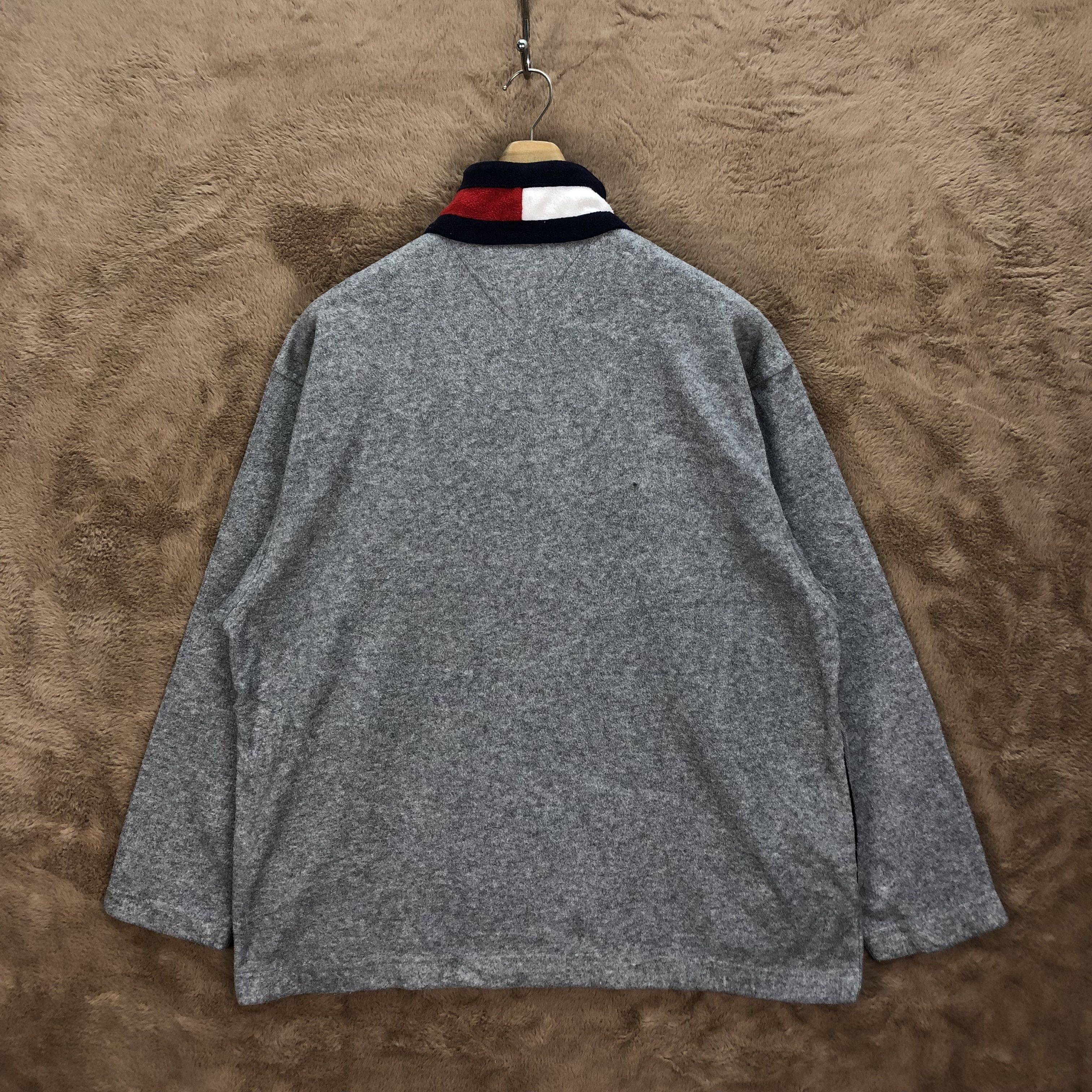 Tommy Hilfiger Tommy Hilfiger Half Zip Turtle Neck Fleece Sweater #5352-185 Size US XS / EU 42 / 0 - 11 Thumbnail