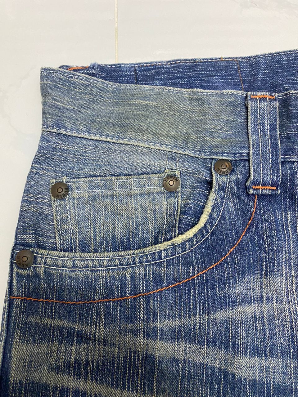 Edwin × Hysteric Glamour RARE🔥VINTAGE EDWIN DISTRESSED DENIM JEANS Size US 32 / EU 48 - 11 Thumbnail