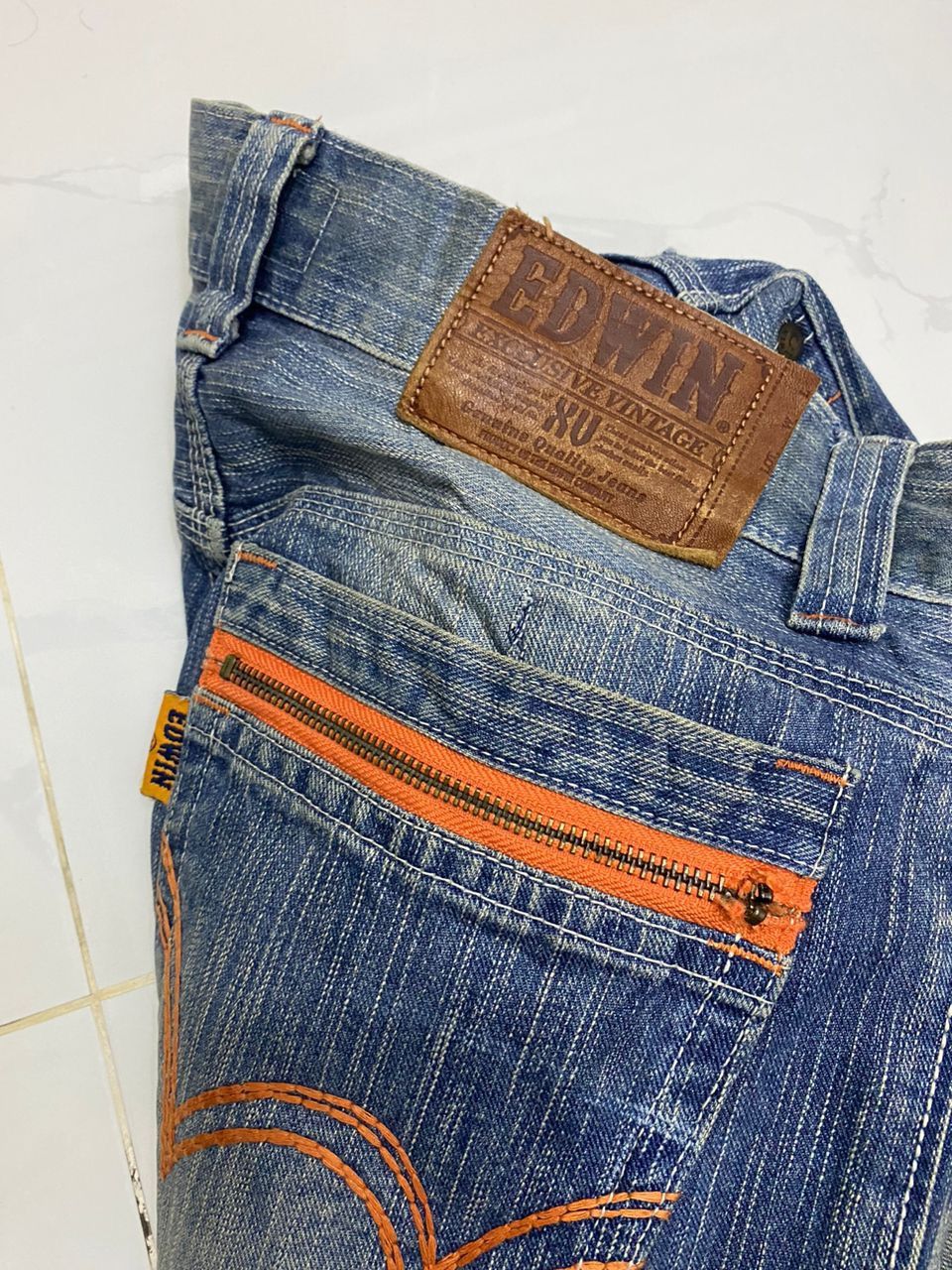 Edwin × Hysteric Glamour RARE🔥VINTAGE EDWIN DISTRESSED DENIM JEANS Size US 32 / EU 48 - 12 Thumbnail