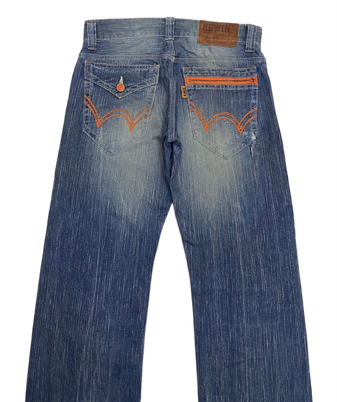 Edwin × Hysteric Glamour RARE🔥VINTAGE EDWIN DISTRESSED DENIM JEANS Size US 32 / EU 48 - 4 Thumbnail