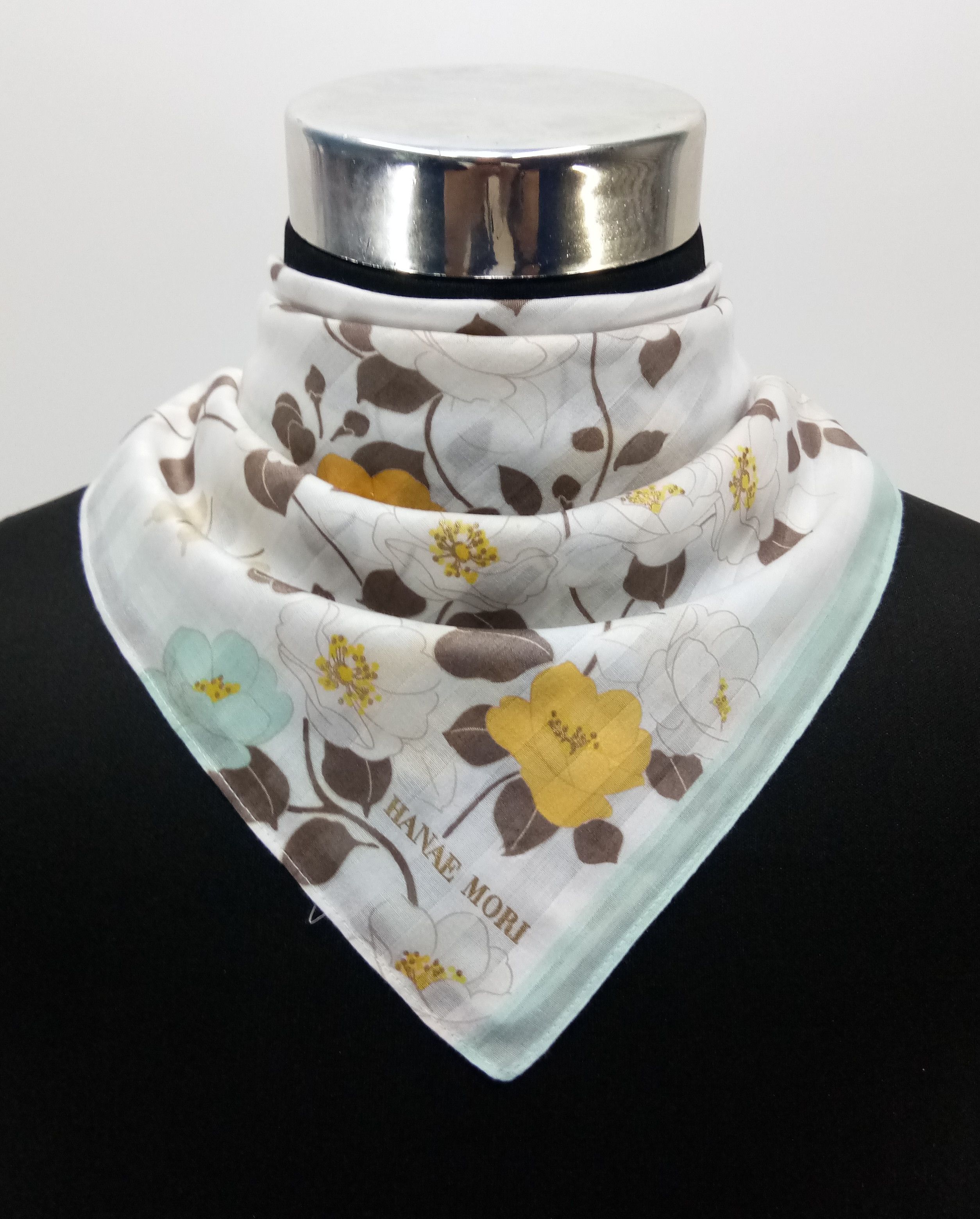 Vintage Hanae Mori Handkerchief / Neckerchief - HKA490