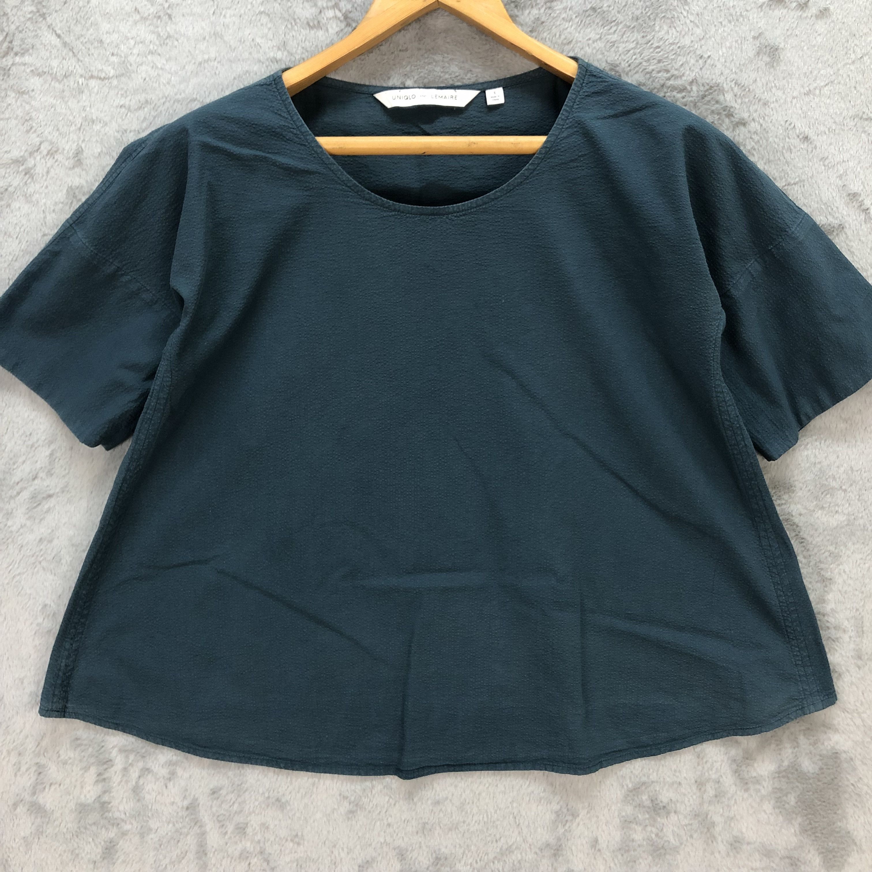 Lemaire × Uniqlo Uniqlo and Lemaire Cropped Blouse #5624-194 Size S / US 4 / IT 40 - 3 Thumbnail