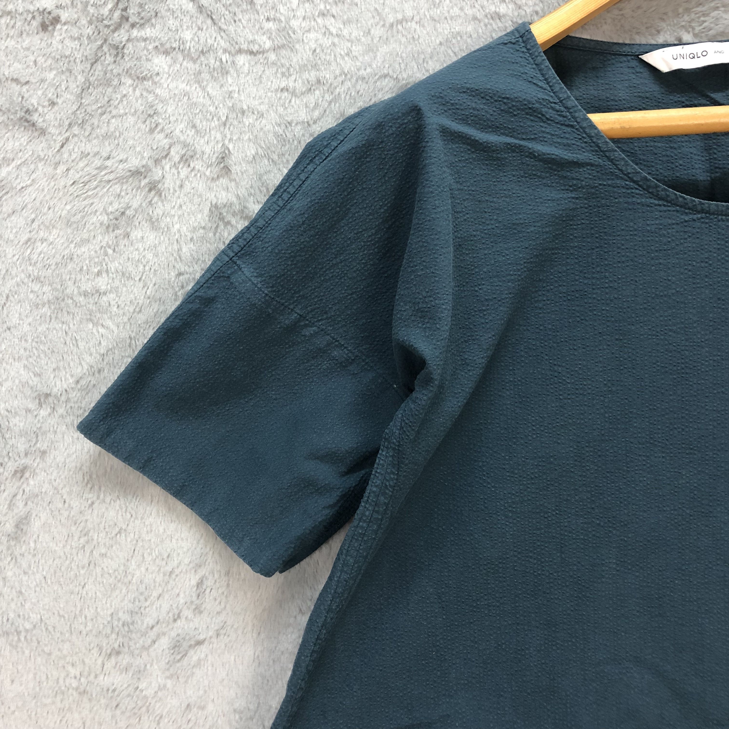 Lemaire × Uniqlo Uniqlo and Lemaire Cropped Blouse #5624-194 Size S / US 4 / IT 40 - 4 Thumbnail